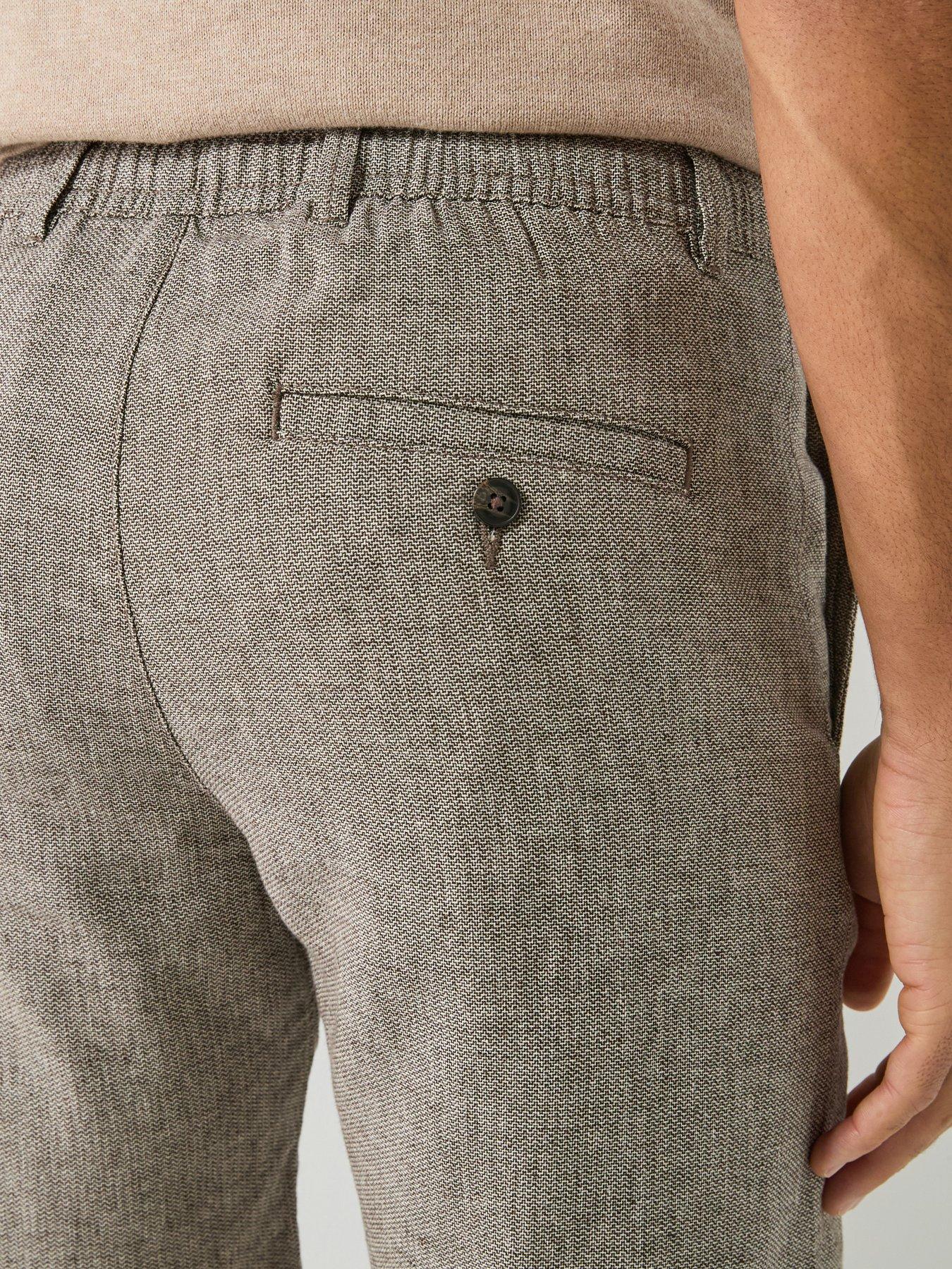 Image 5 of 6 of Selected Selected Brody Slim Fit Linen Shorts