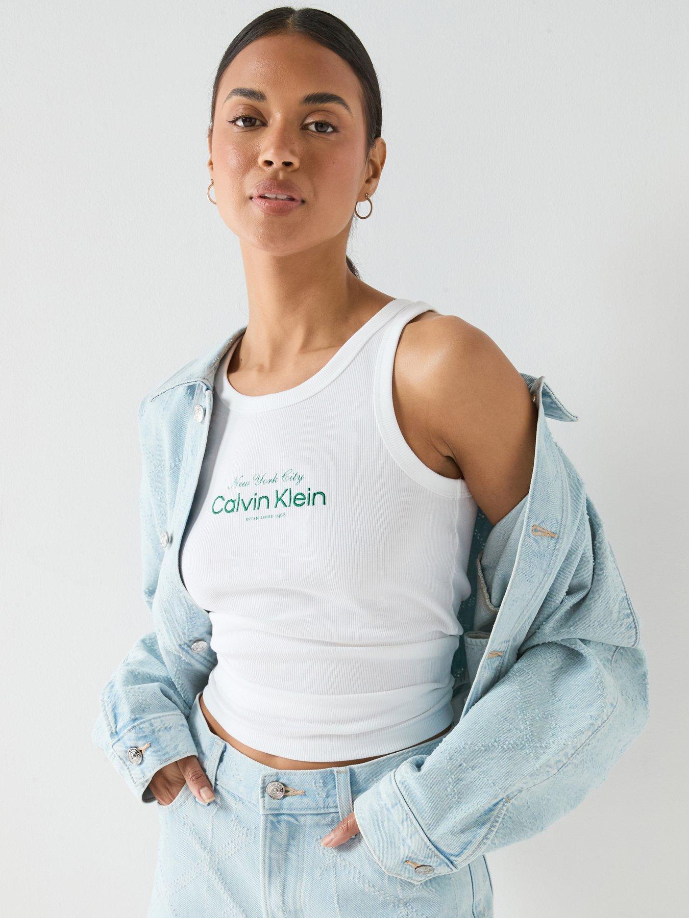 calvin-klein-jeans-contour-2x2-rib-graphic-tank-top-whitefront