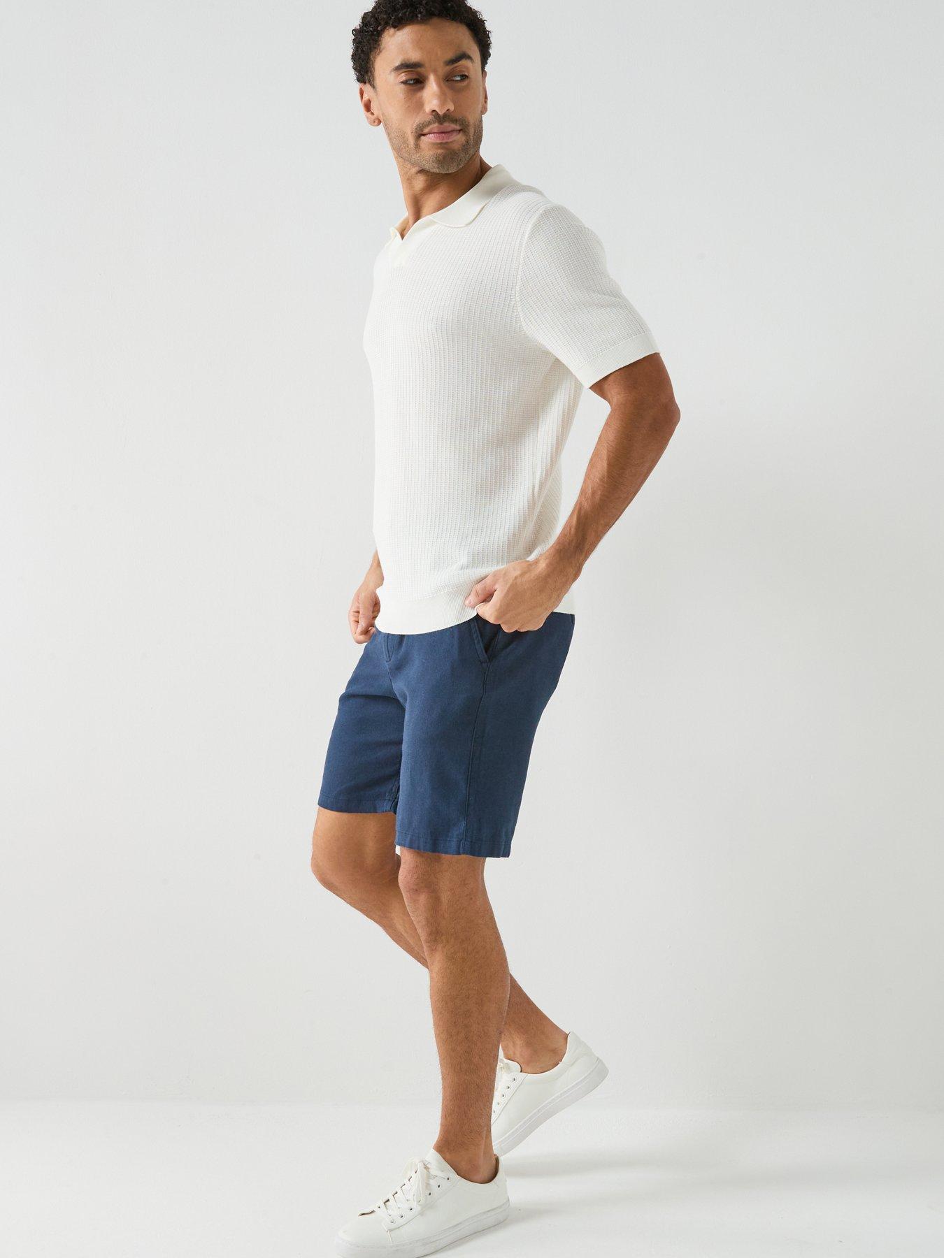 Image 6 of 6 of Selected Selected Brody Slim Fit Linen Shorts