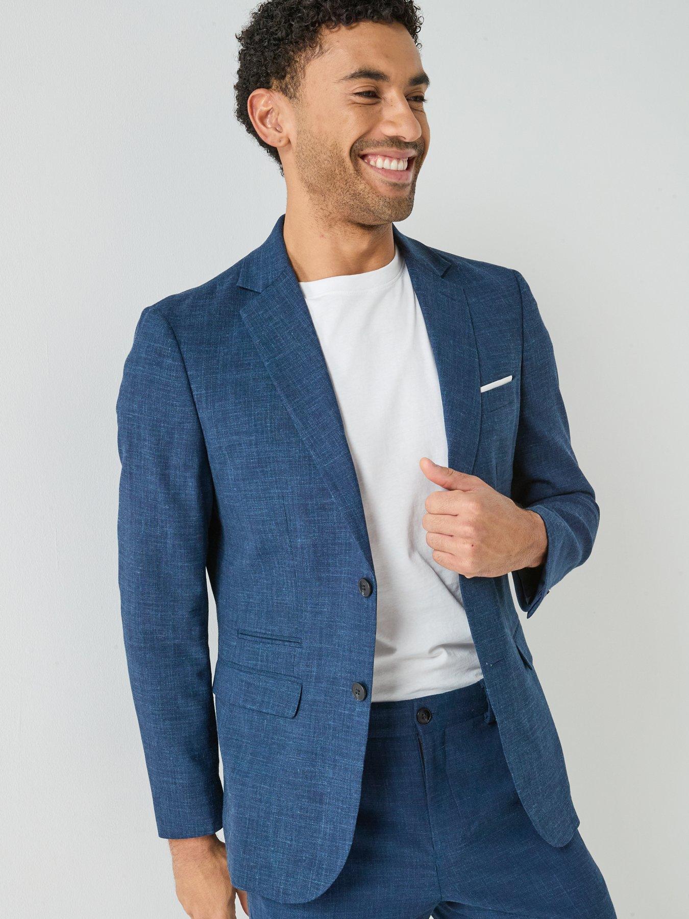 Image 5 of 6 of Selected Selected Oasis Slim Fit Linen Blazer