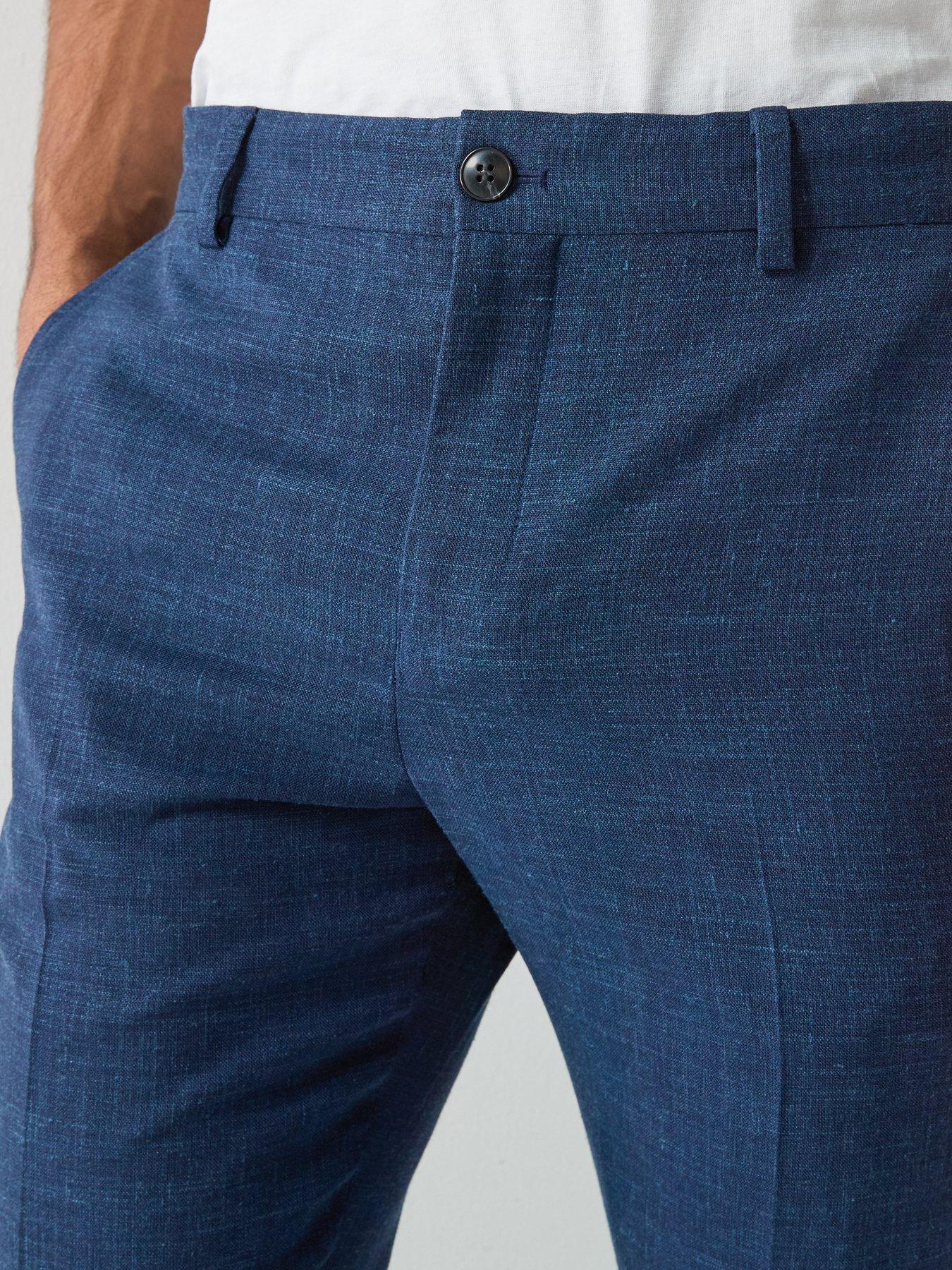 selected-selected-oasis-slim-fit-linen-suit-trousersoutfit
