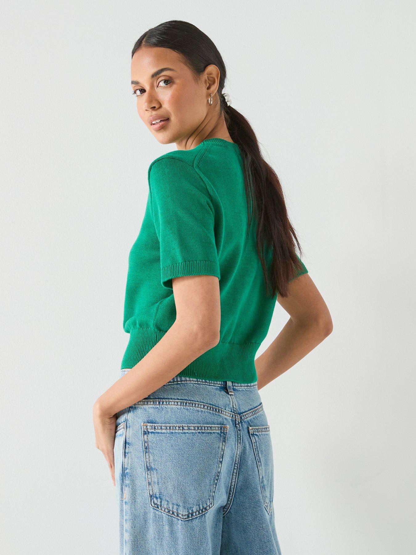 Image 2 of 6 of Calvin Klein Jeans Logo Ss Top