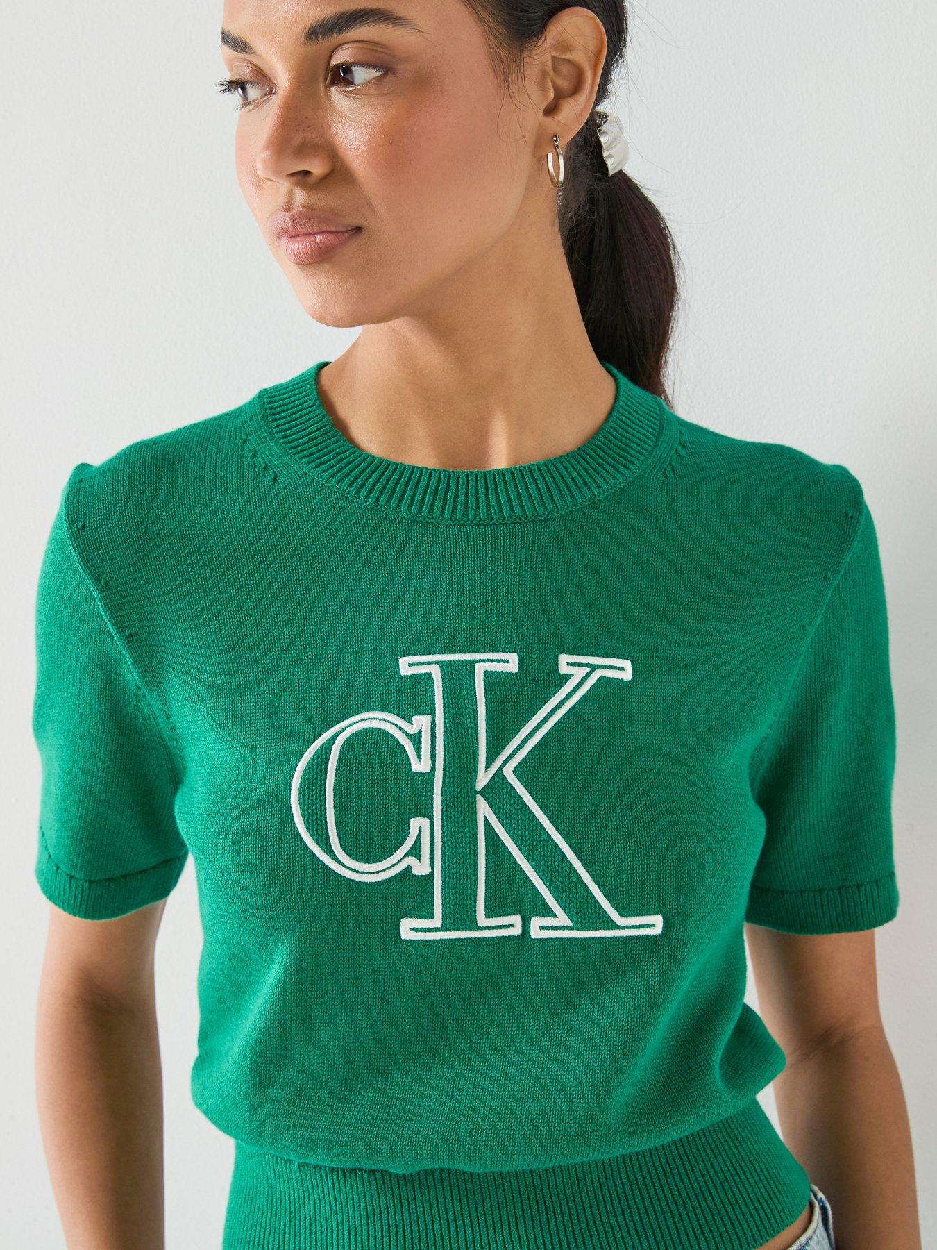 Image 5 of 6 of Calvin Klein Jeans Logo Ss Top
