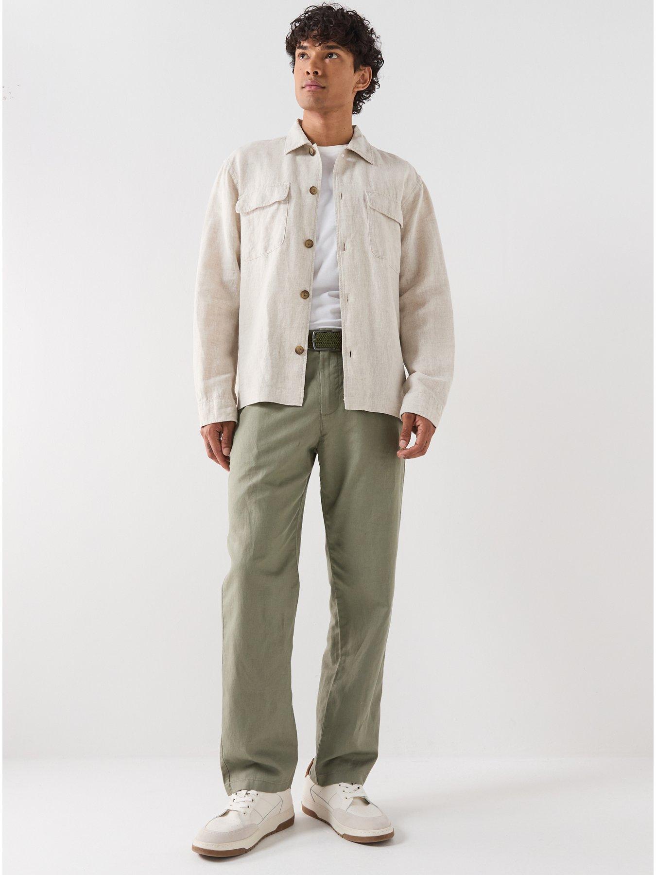 Image 3 of 6 of Selected Selected Leroy Linen Blend Overshirt
