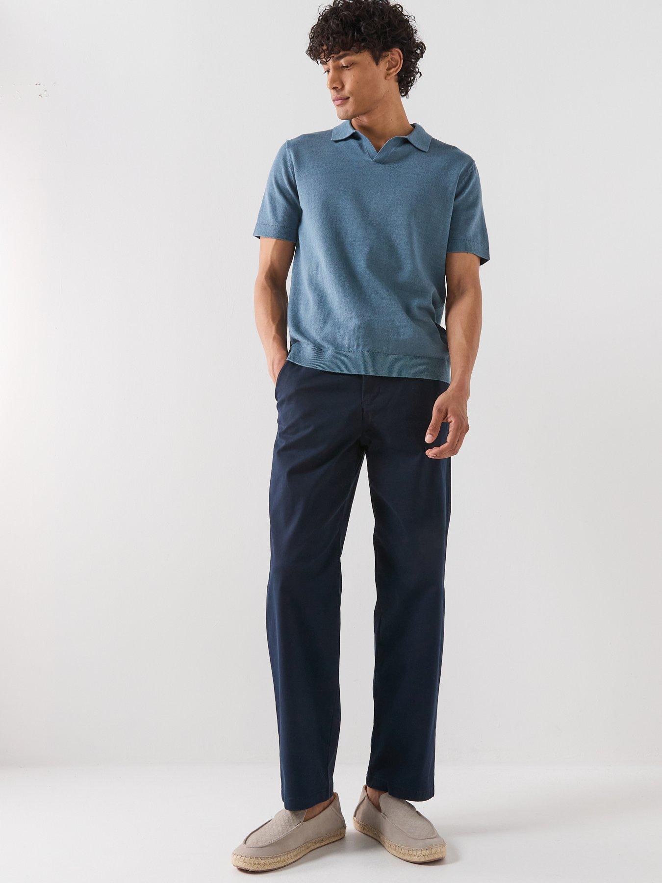 selected-mattis-linen-blend-open-collar-polo-shirt-blueback
