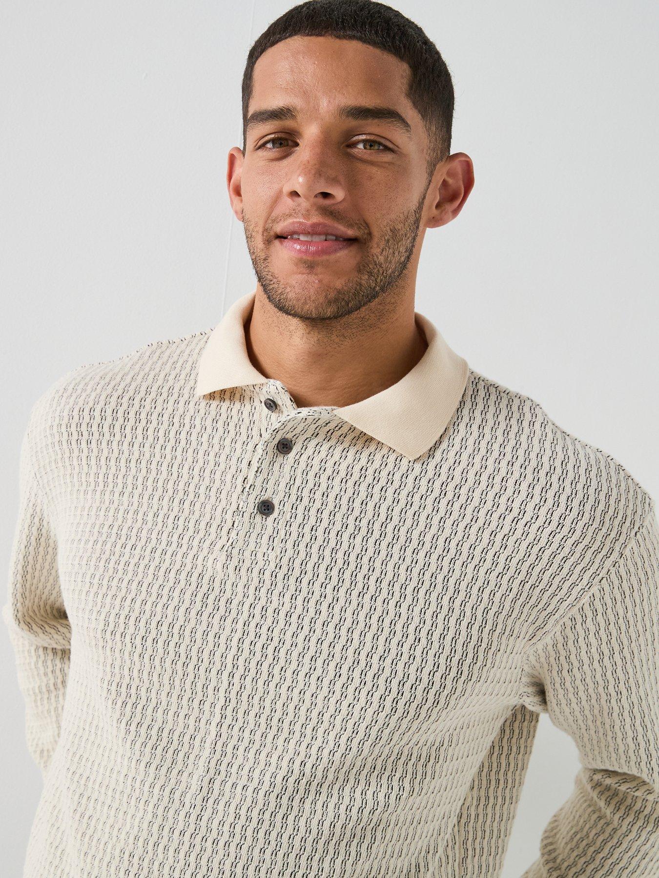 selected-selected-gabriel-long-sleeve-sweat-polo-shirtoutfit