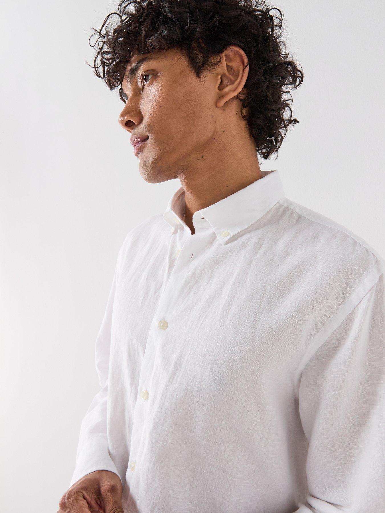 selected-clay-linen-blend-blend-long-sleeve-shirt-whitedetail