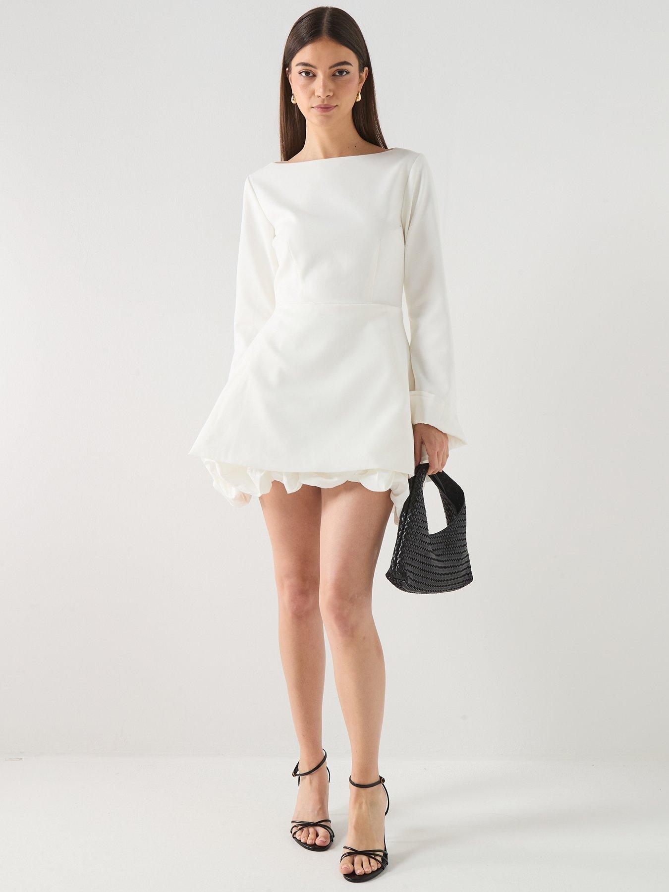 six-stories-puff-hem-mini-dress-soft-whitedetail