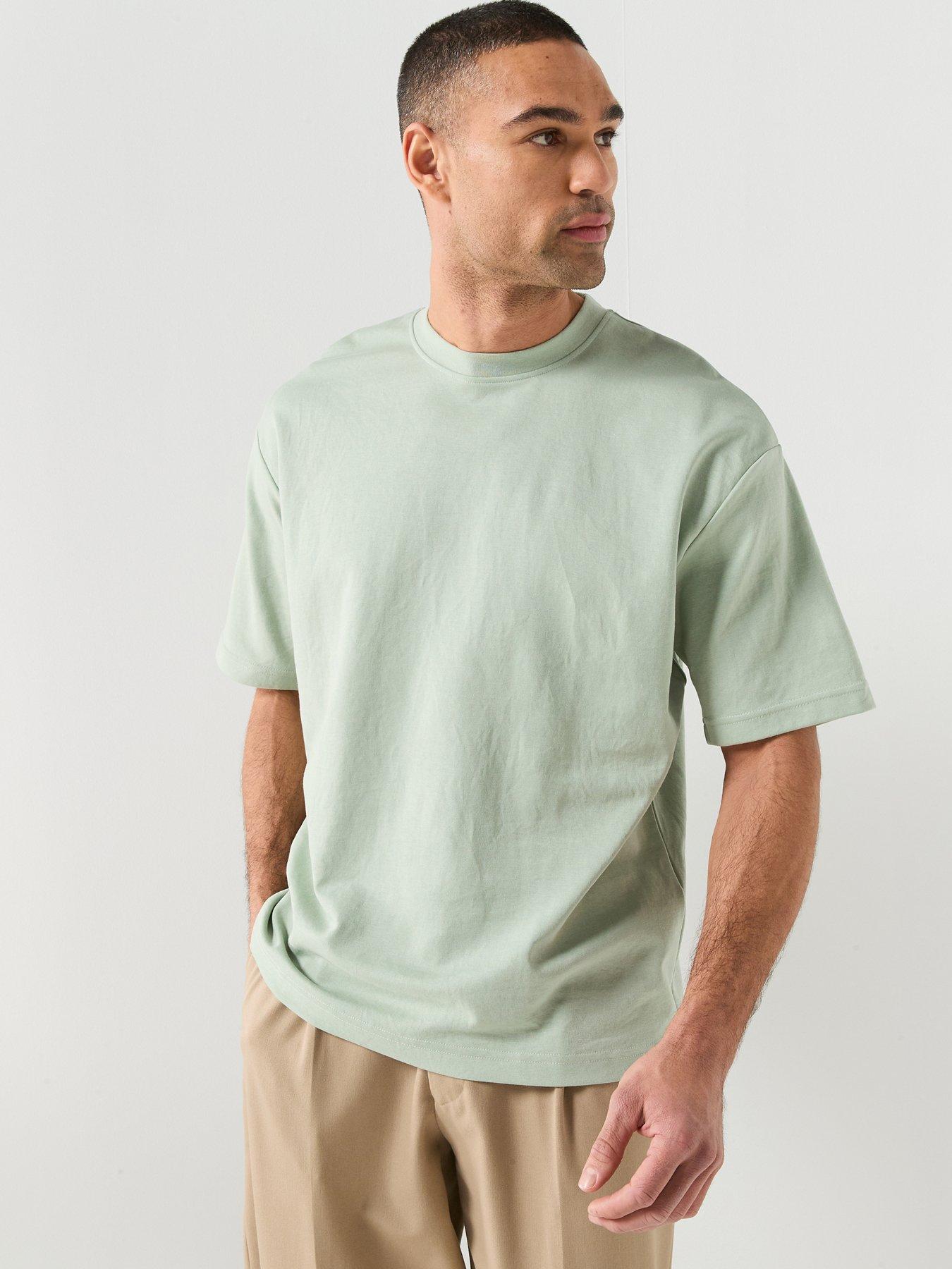 Selected Selected Oscar Loose Fit T-Shirt - Aqua Green
