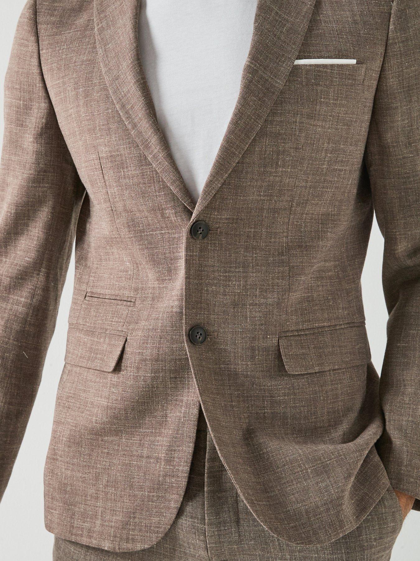 Image 5 of 6 of Selected Selected Oasis Slim Fit Linen Blazer