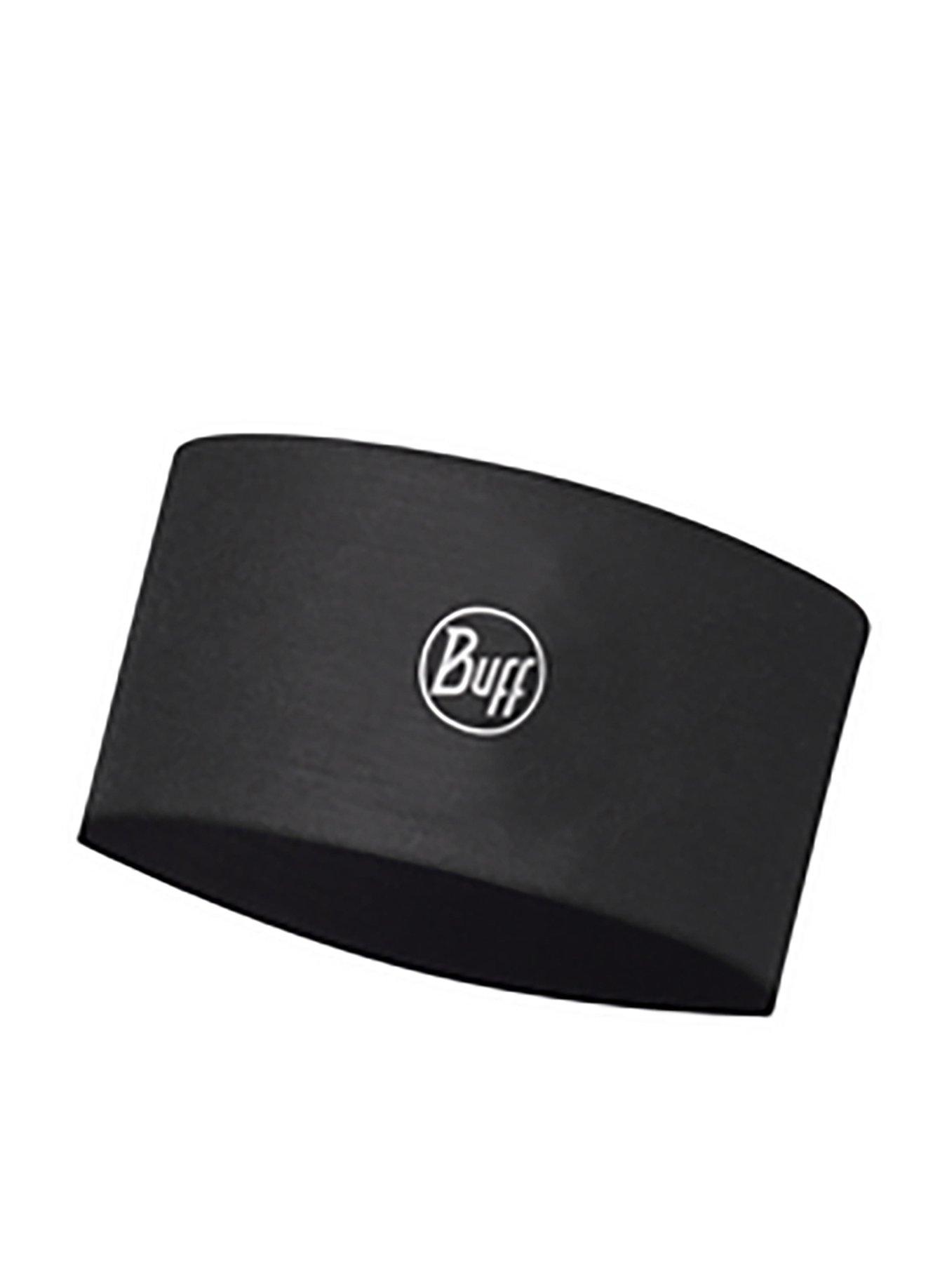 Buff Coolnet Uv Wide Headband Solid-black