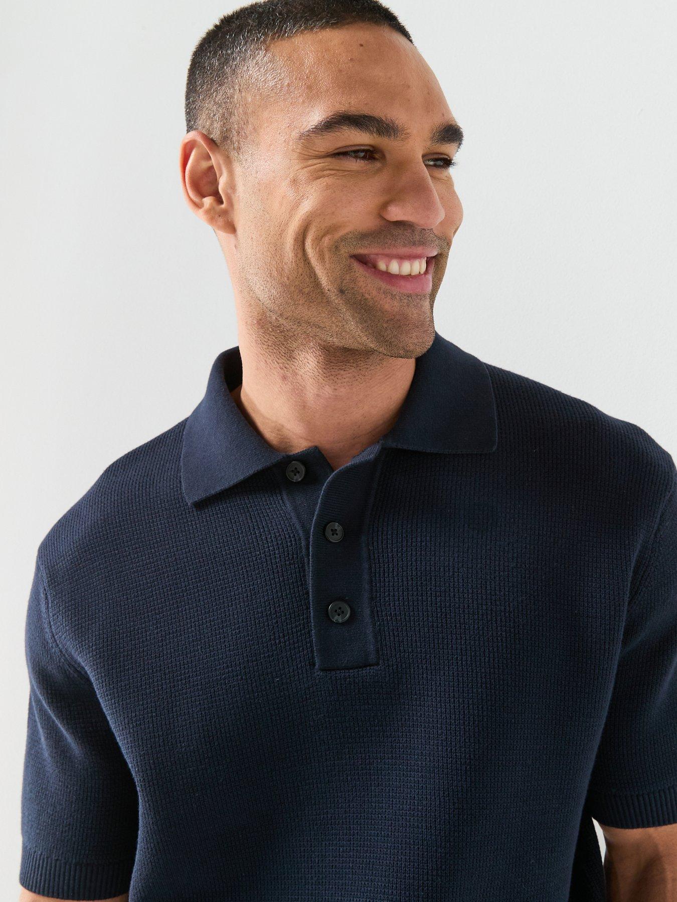 Image 5 of 6 of Selected Selected Dane Short Sleeve Relaxed Fit Polo Shirt