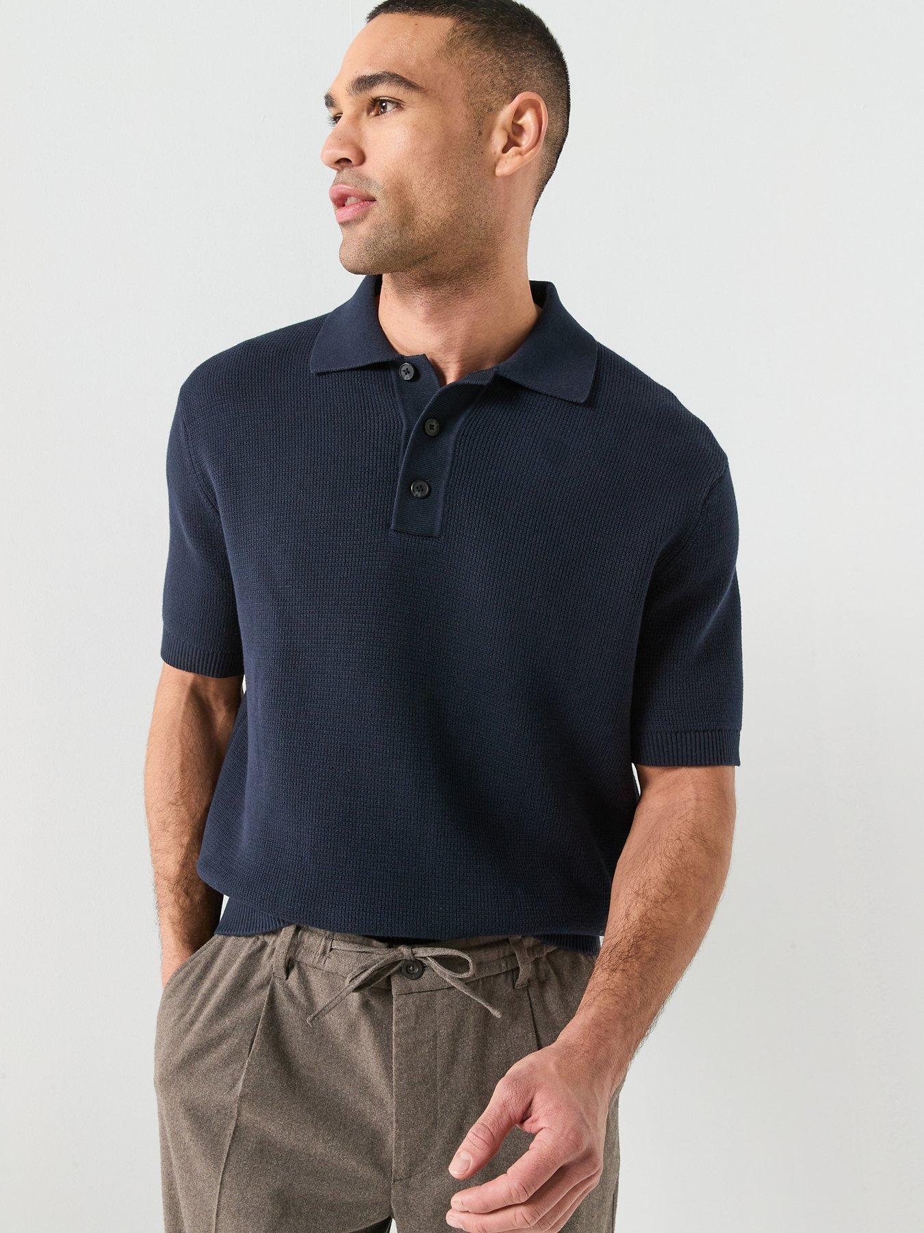 Image 6 of 6 of Selected Selected Dane Short Sleeve Relaxed Fit Polo Shirt
