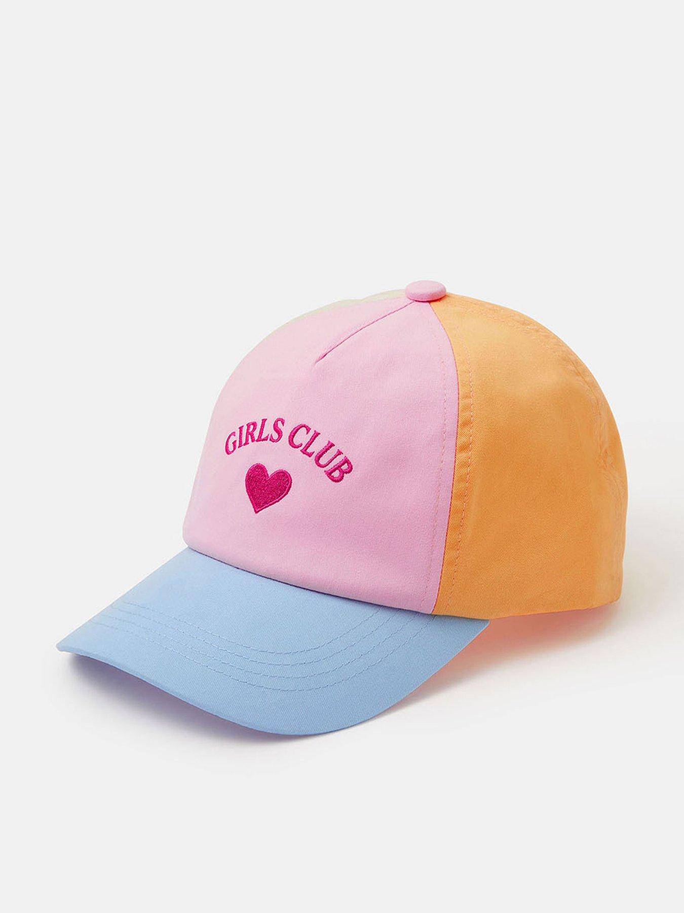Accessorize Girls Colour Block Slogan Cap - Multi