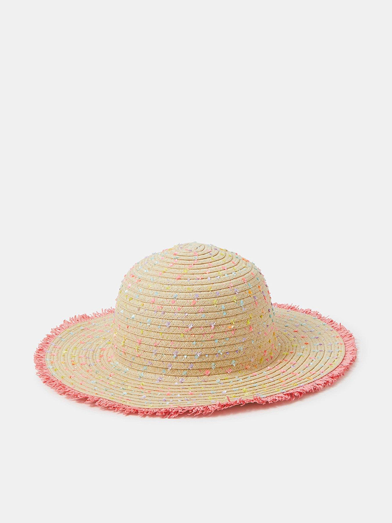 Image 1 of 3 of Accessorize Girls Speckled Floppy Hat - Multi