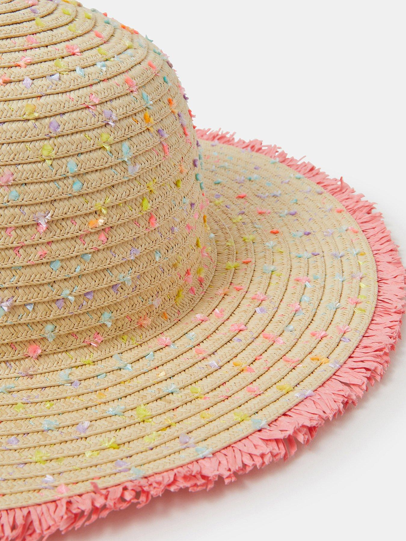 Image 3 of 3 of Accessorize Girls Speckled Floppy Hat - Multi