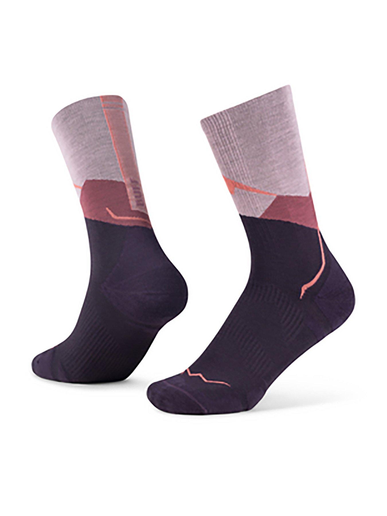 Buff Merino Lightweight Crew Sock Lwc1-pink