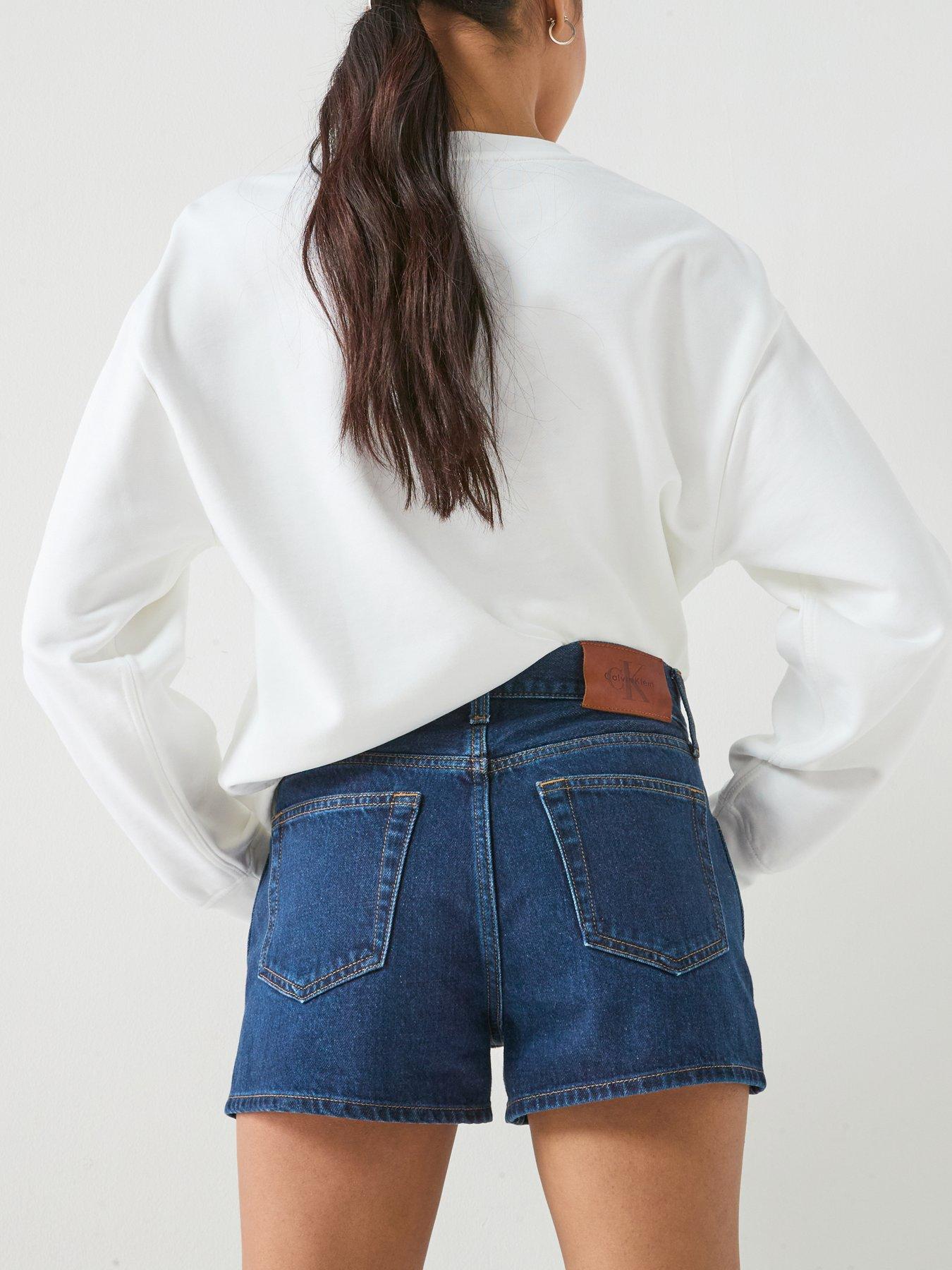 Image 4 of 4 of Calvin Klein Jeans Archive Mini Short True Indigo