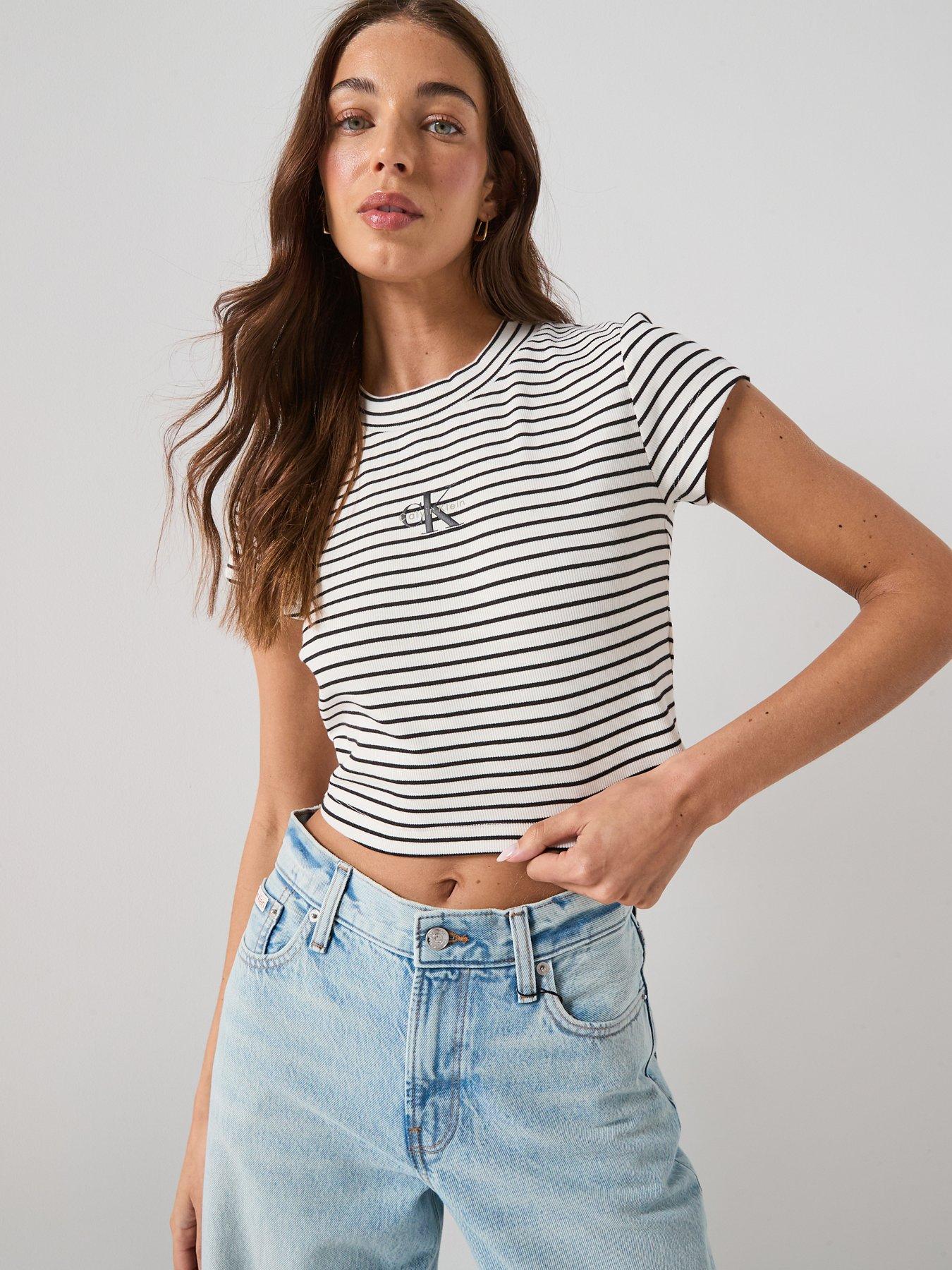 calvin-klein-jeans-striped-monologo-baby-rib-t-shirt-black