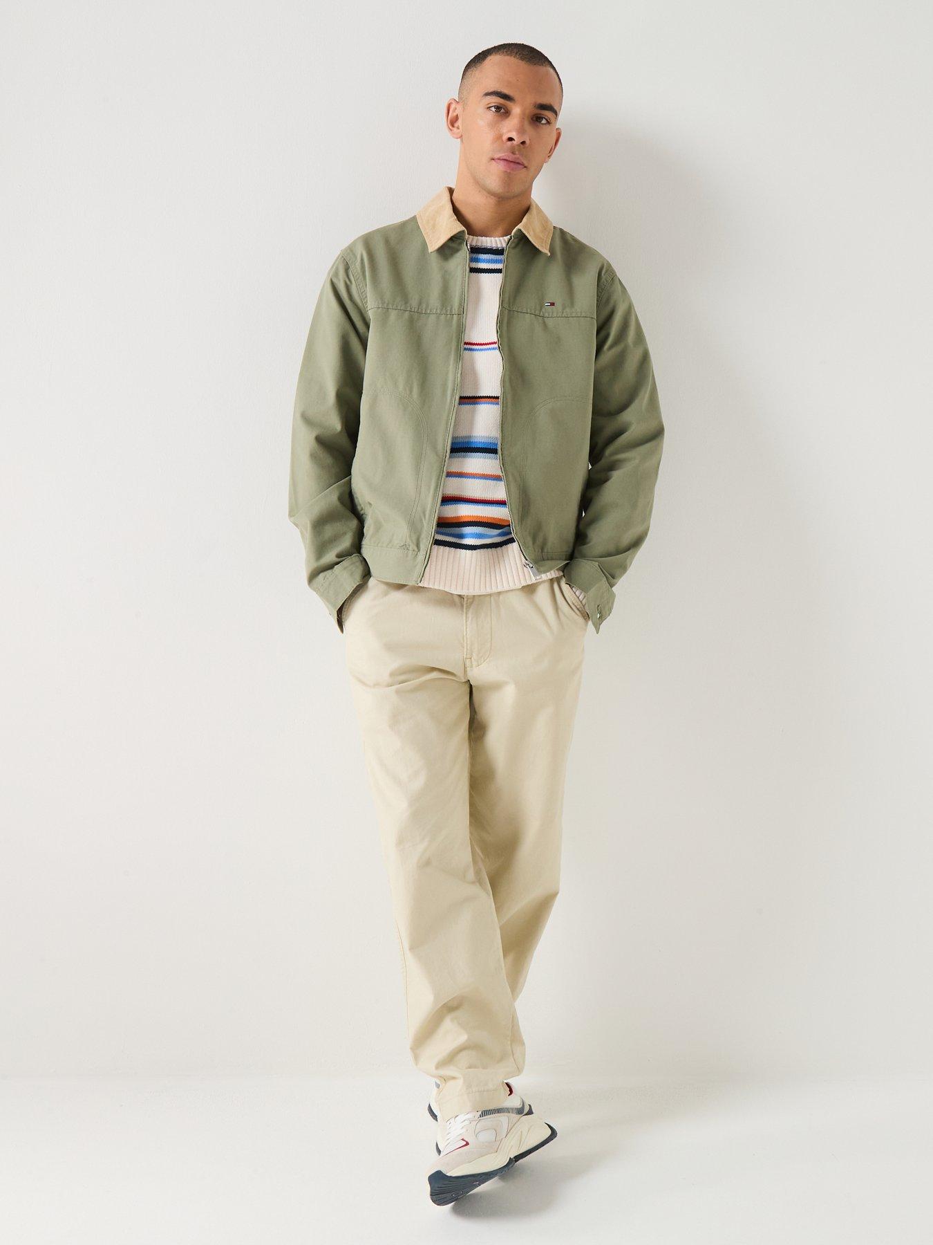Image 3 of 5 of Tommy Jeans Regular Fit Cotton Ranch Trucker Jacket - Utility Sage
