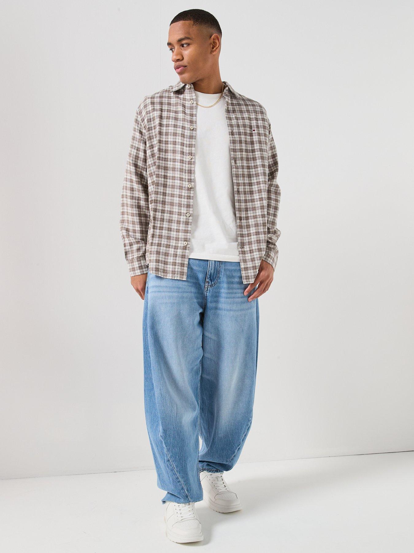 tommy-jeans-relaxed-linen-blend-check-shirt-greyback