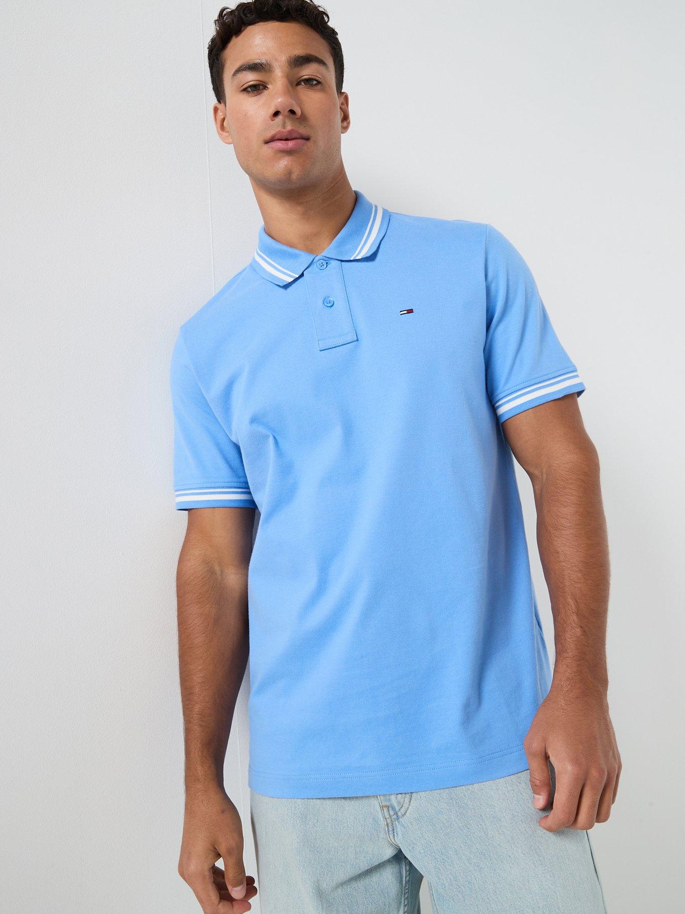 tommy-jeans-regular-fit-tipped-polo-shirt-blue-twilightfront