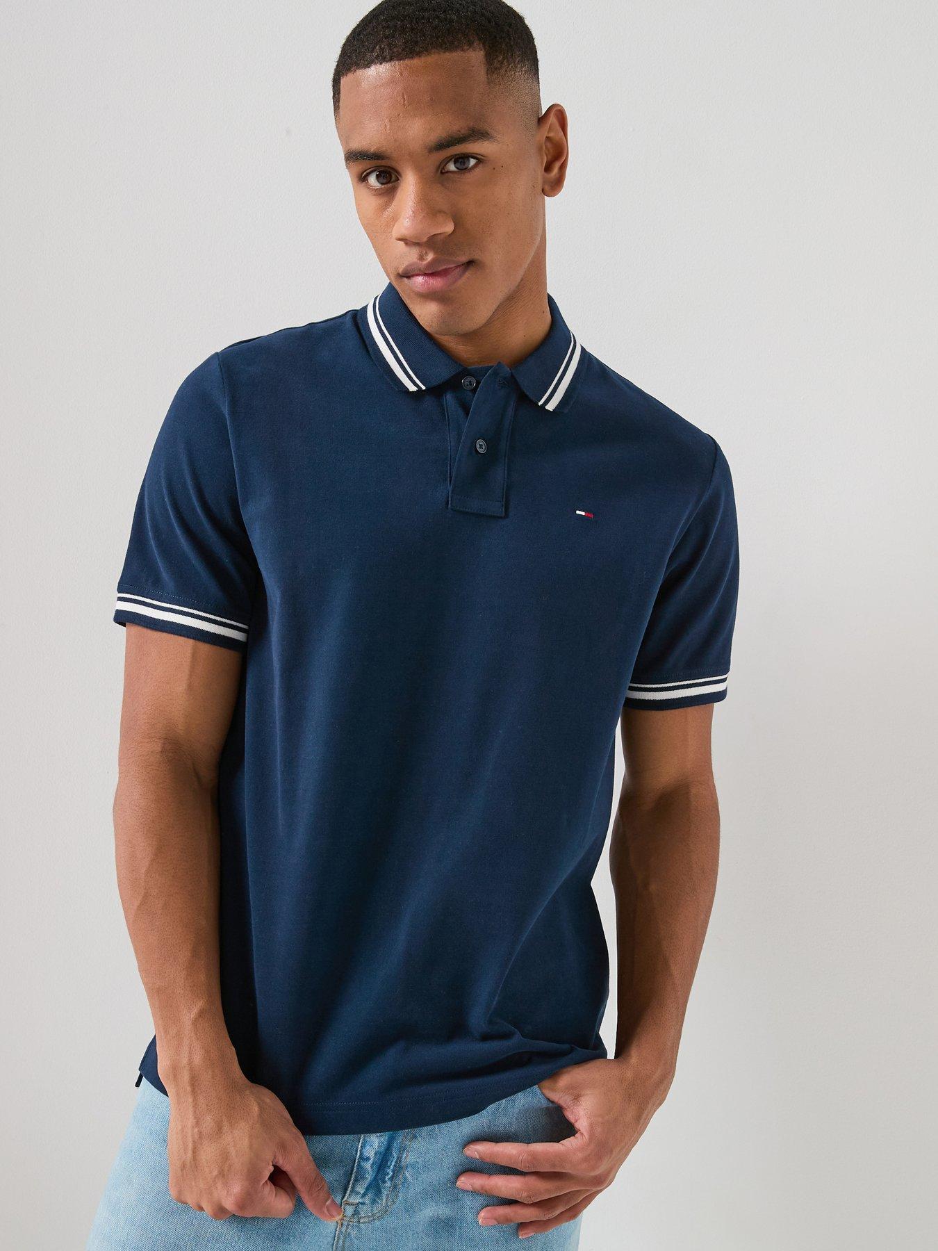 tommy-jeans-tipped-polo-shirt-navyfront