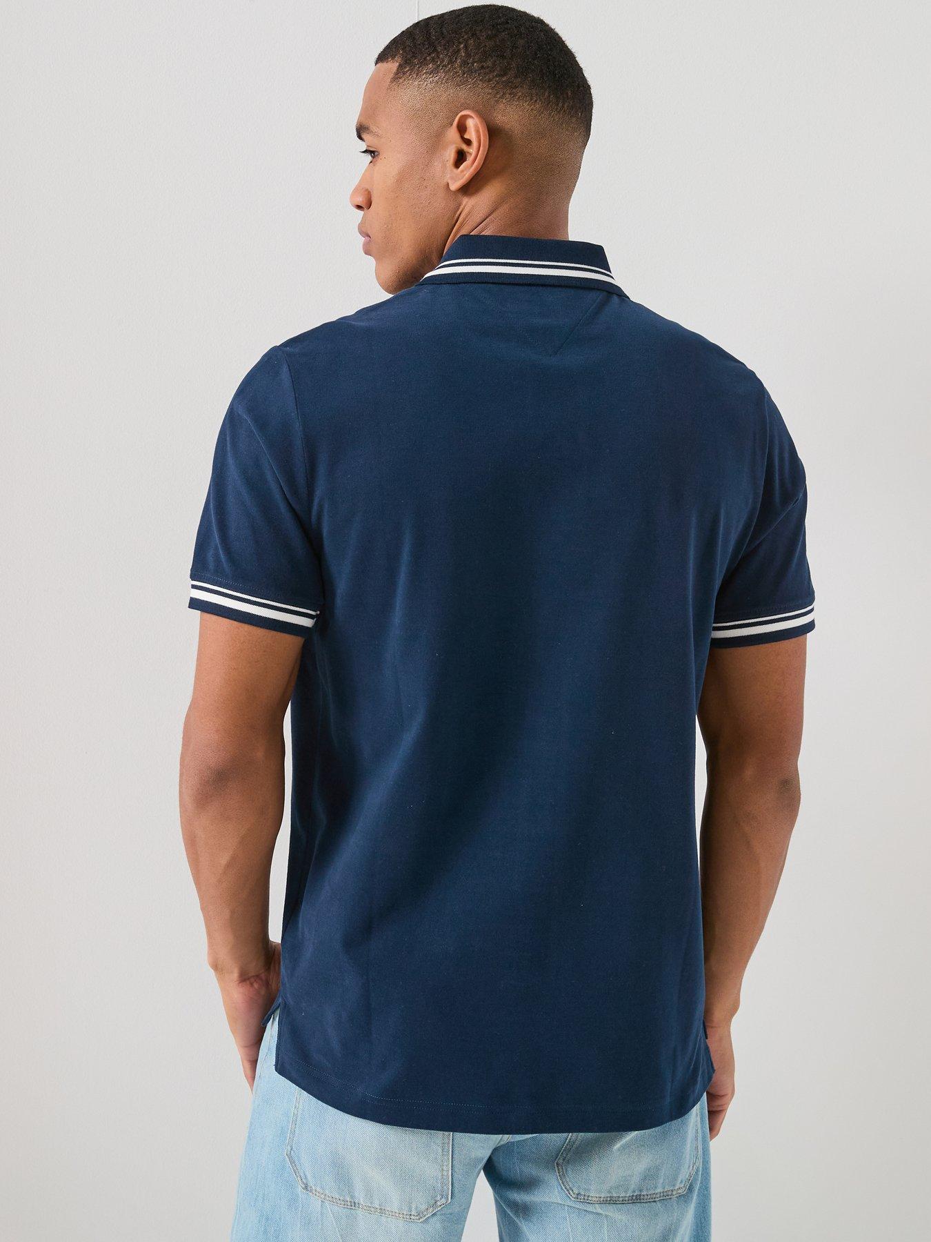 tommy-jeans-tipped-polo-shirt-navystillFront