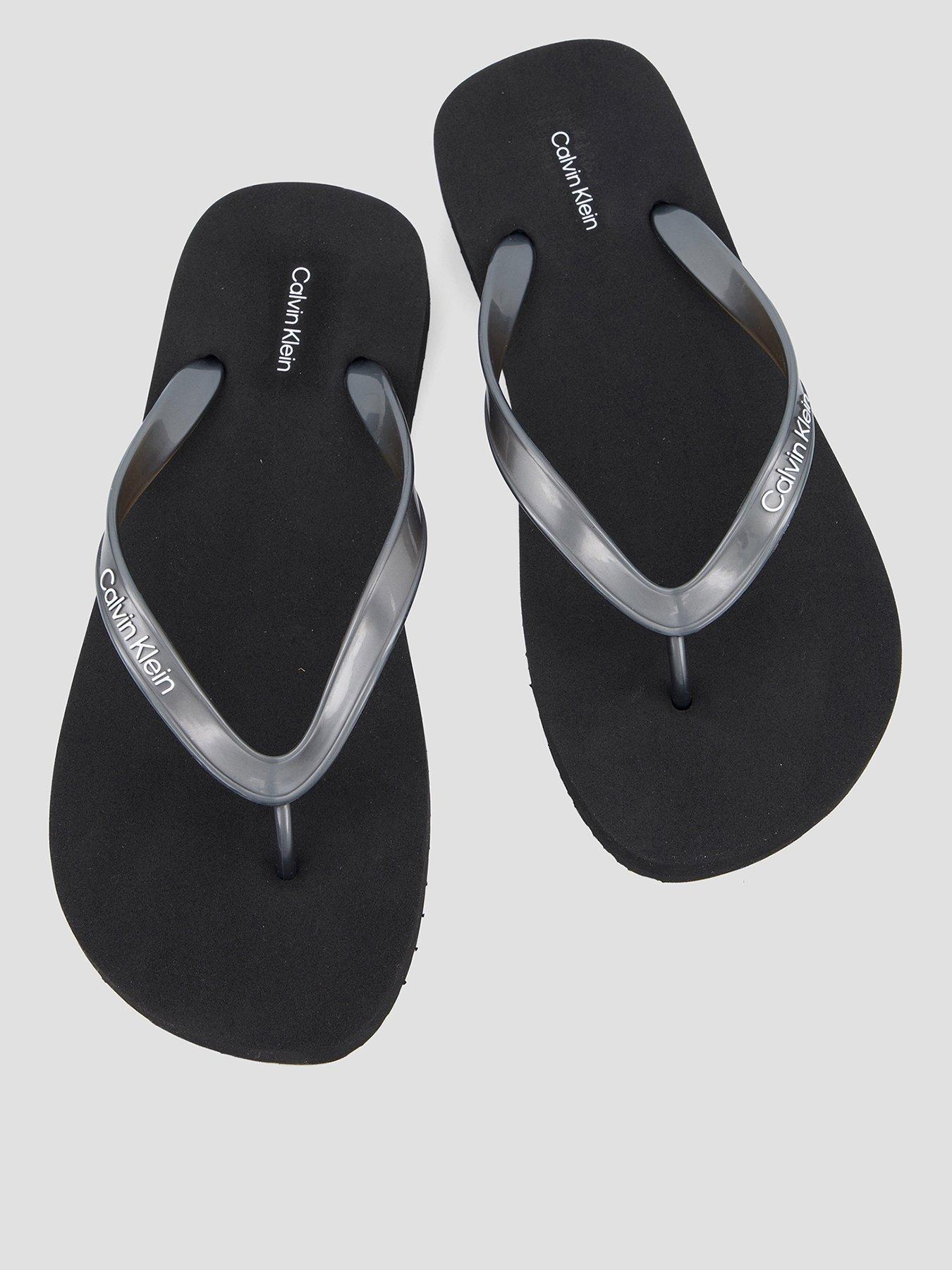 Calvin Klein Flip Flop TPU Metallic - Black