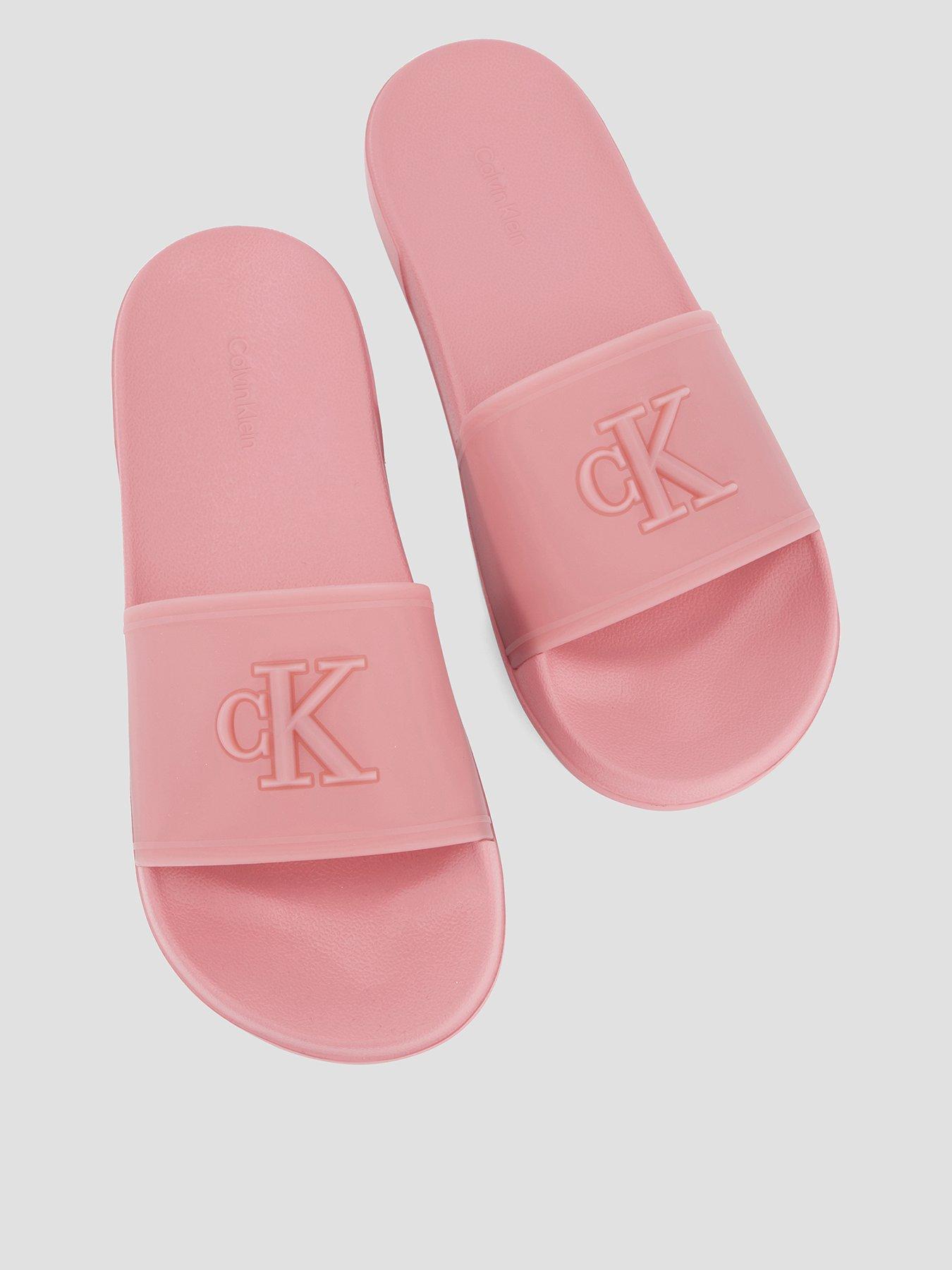 Calvin Klein Signature Logo Slider TPU - Pink