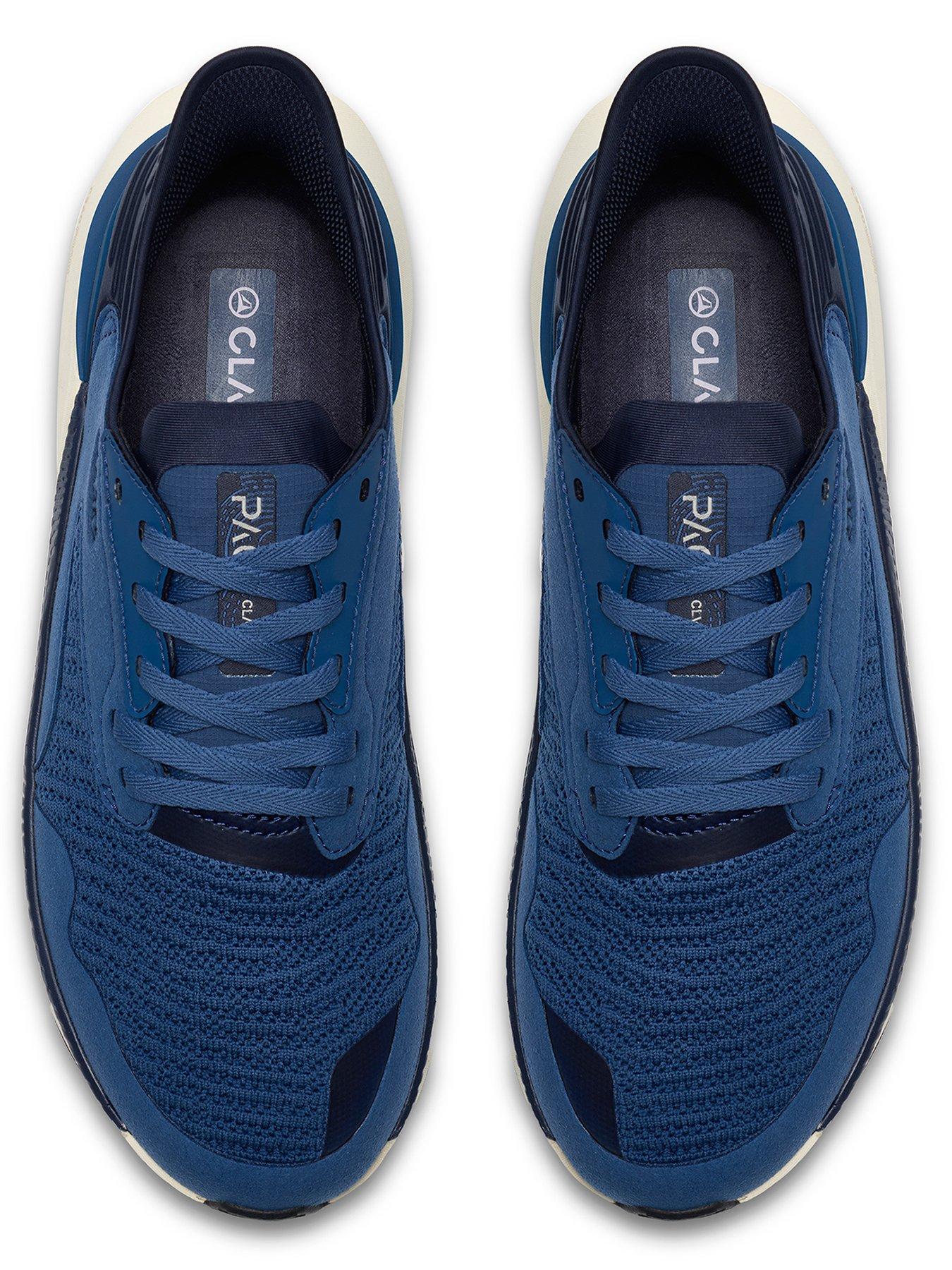 Image 4 of 6 of Clarks Pace Trainers - Blue