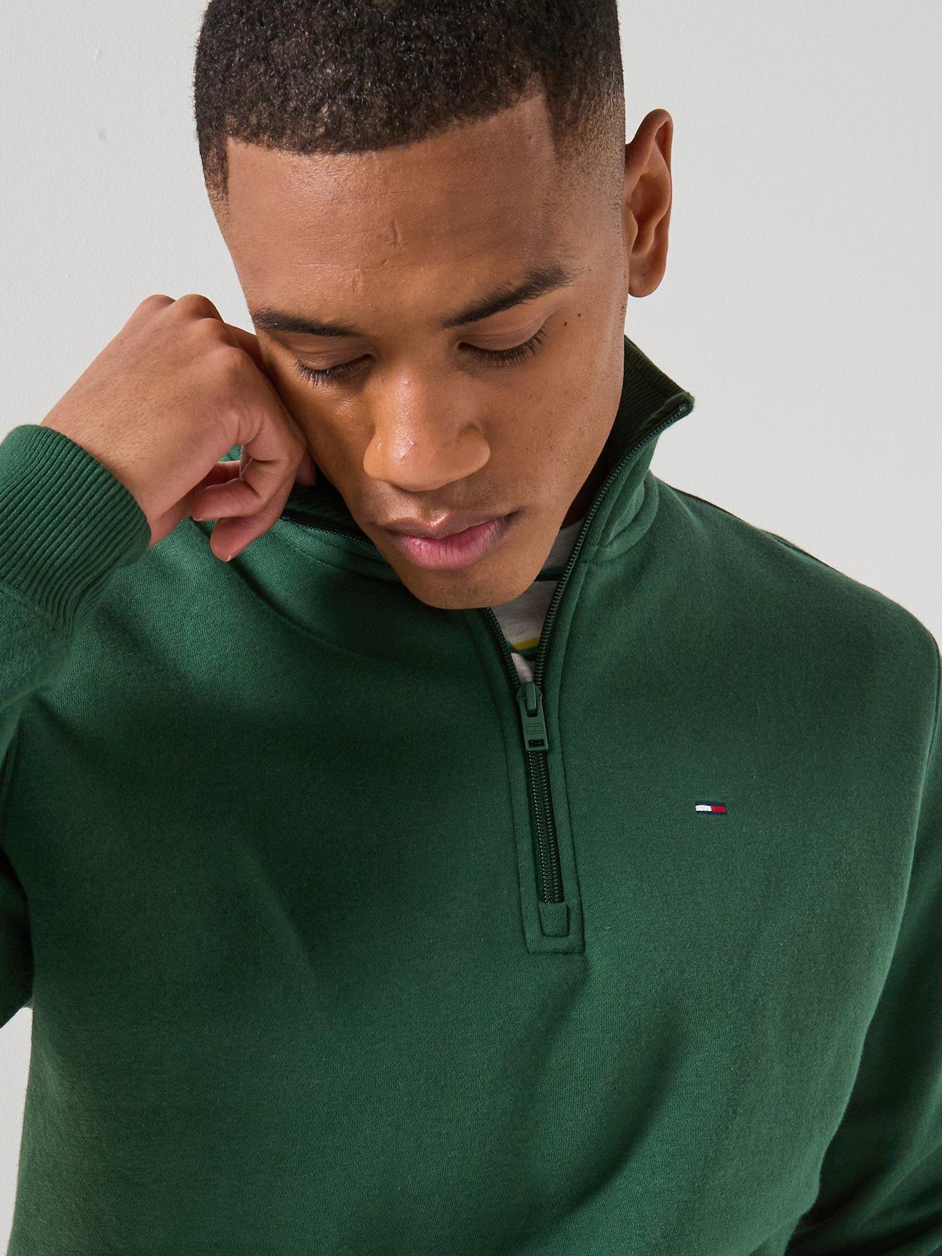 tommy-jeans-regular-fit-14-zip-sweatshirt-greenoutfit