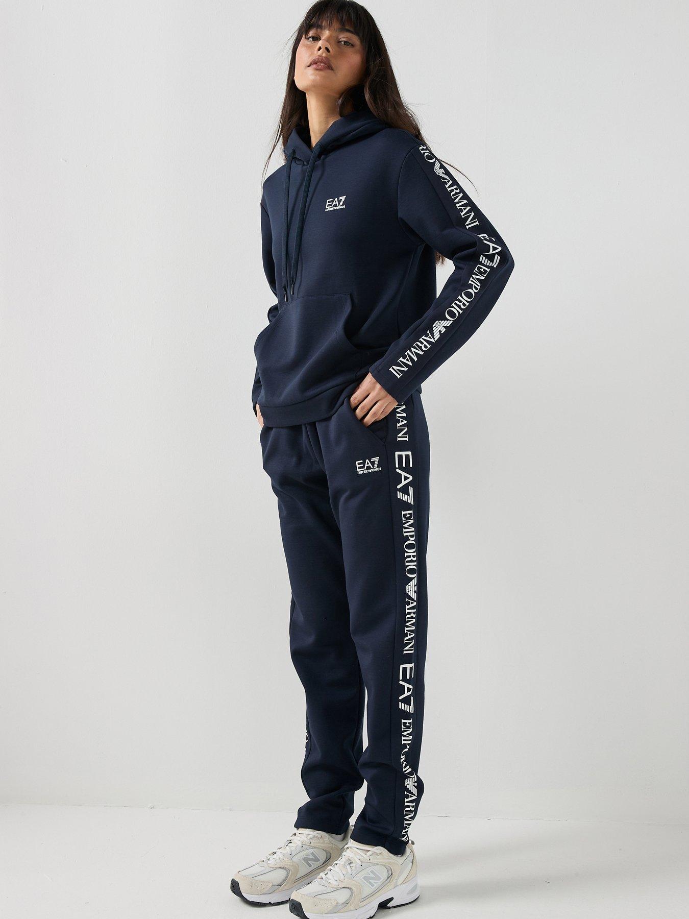 EA7 Emporio Armani Train Extended Logo Tracksuit - Blue
