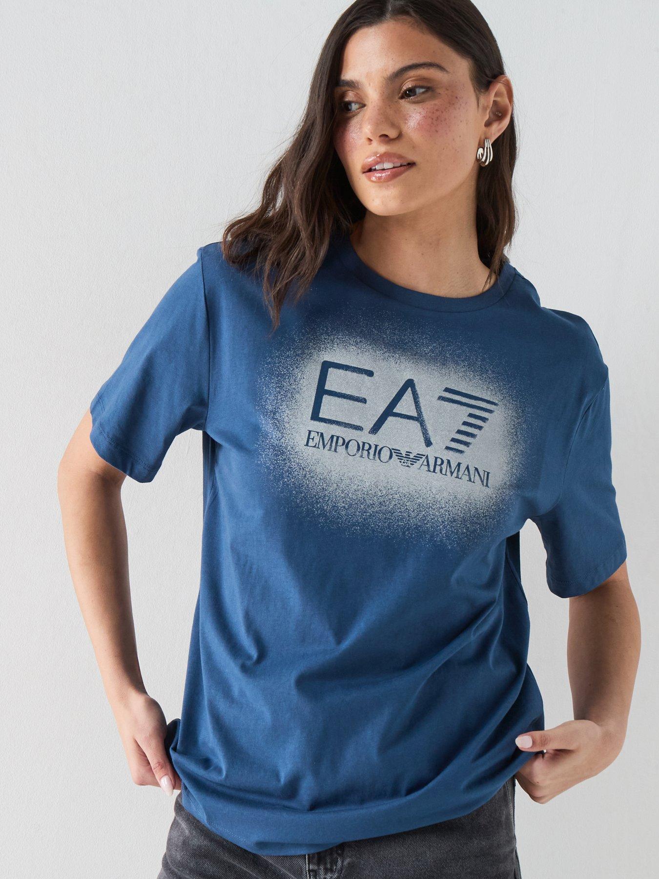 Image 5 of 6 of EA7 Emporio Armani Train Visibility Short Sleeve T-Shirt - Blue