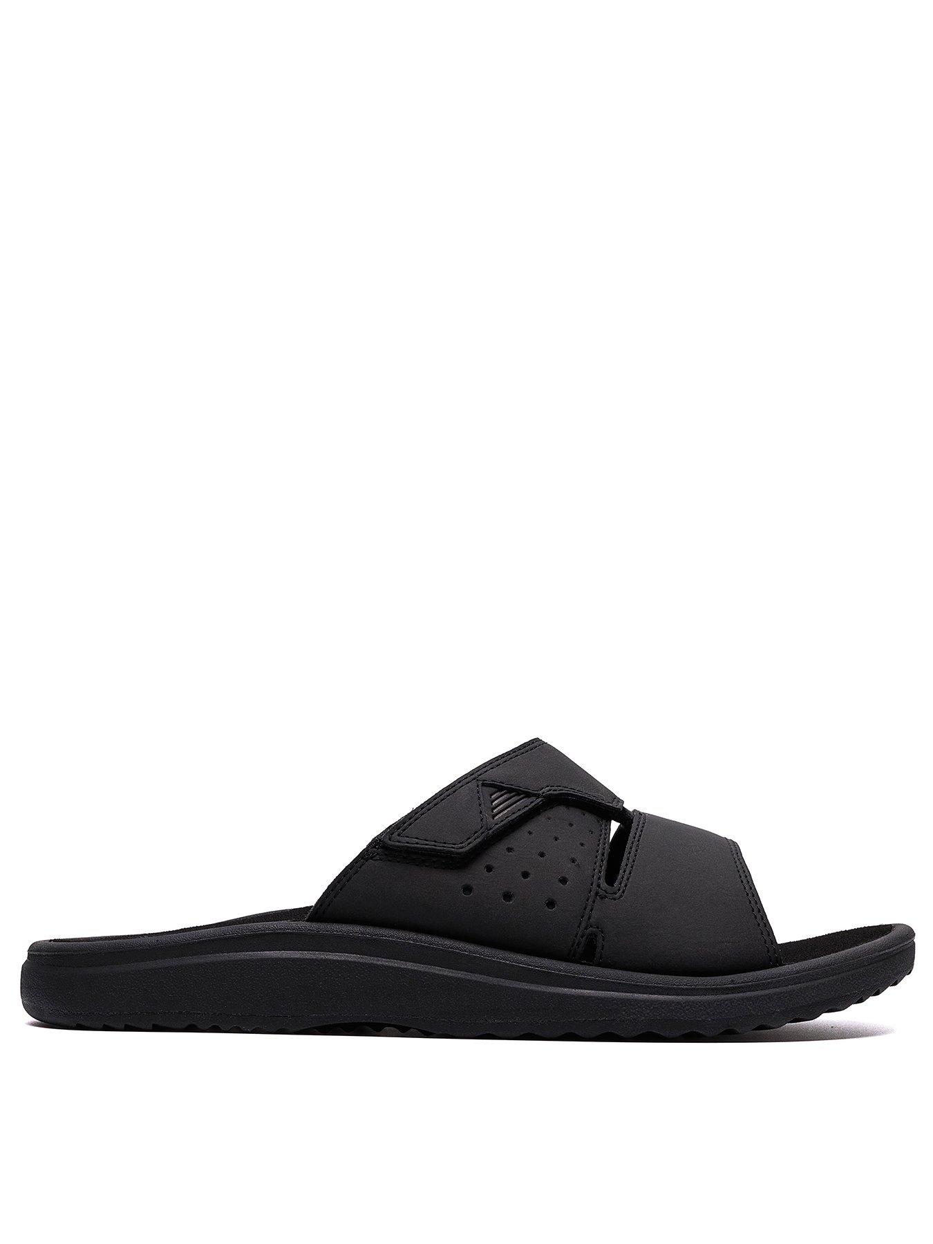 Image 1 of 6 of Clarks Brinkley Sliders - Black