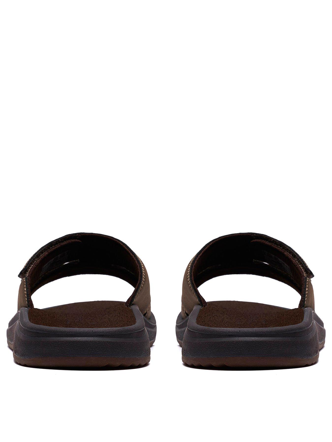 clarks-brinkley-sliders-dark-brownback