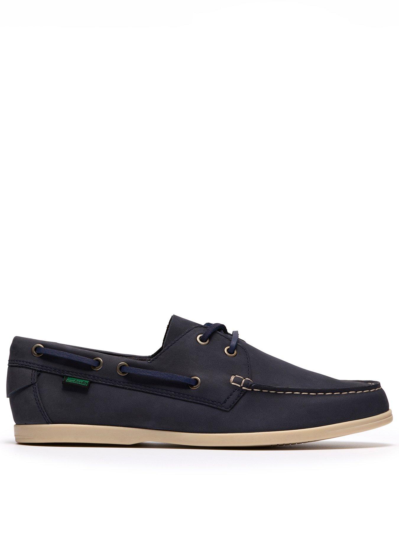 Clarks Charmouth Lace Up Shoe - Navy