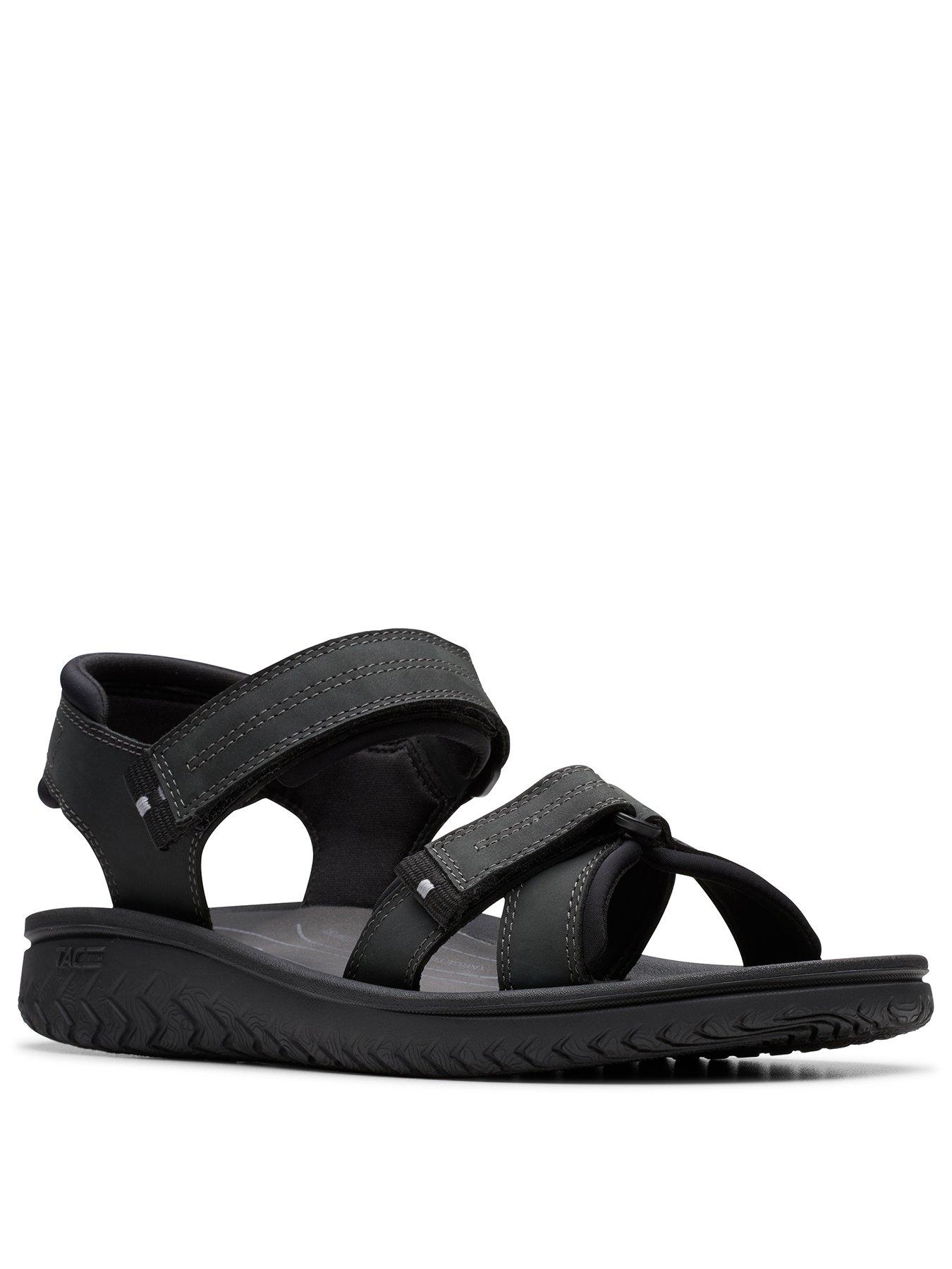 Image 2 of 6 of Clarks Wesley Shore Sandals - Black