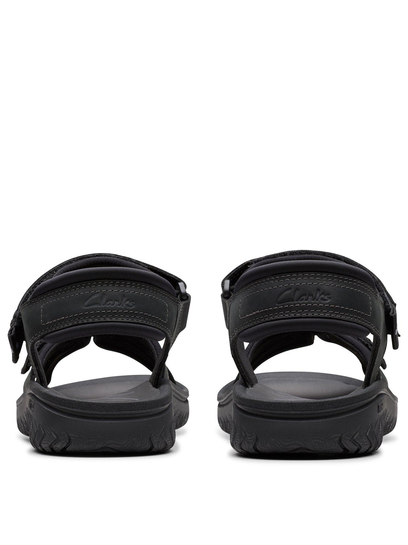Image 3 of 6 of Clarks Wesley Shore Sandals - Black