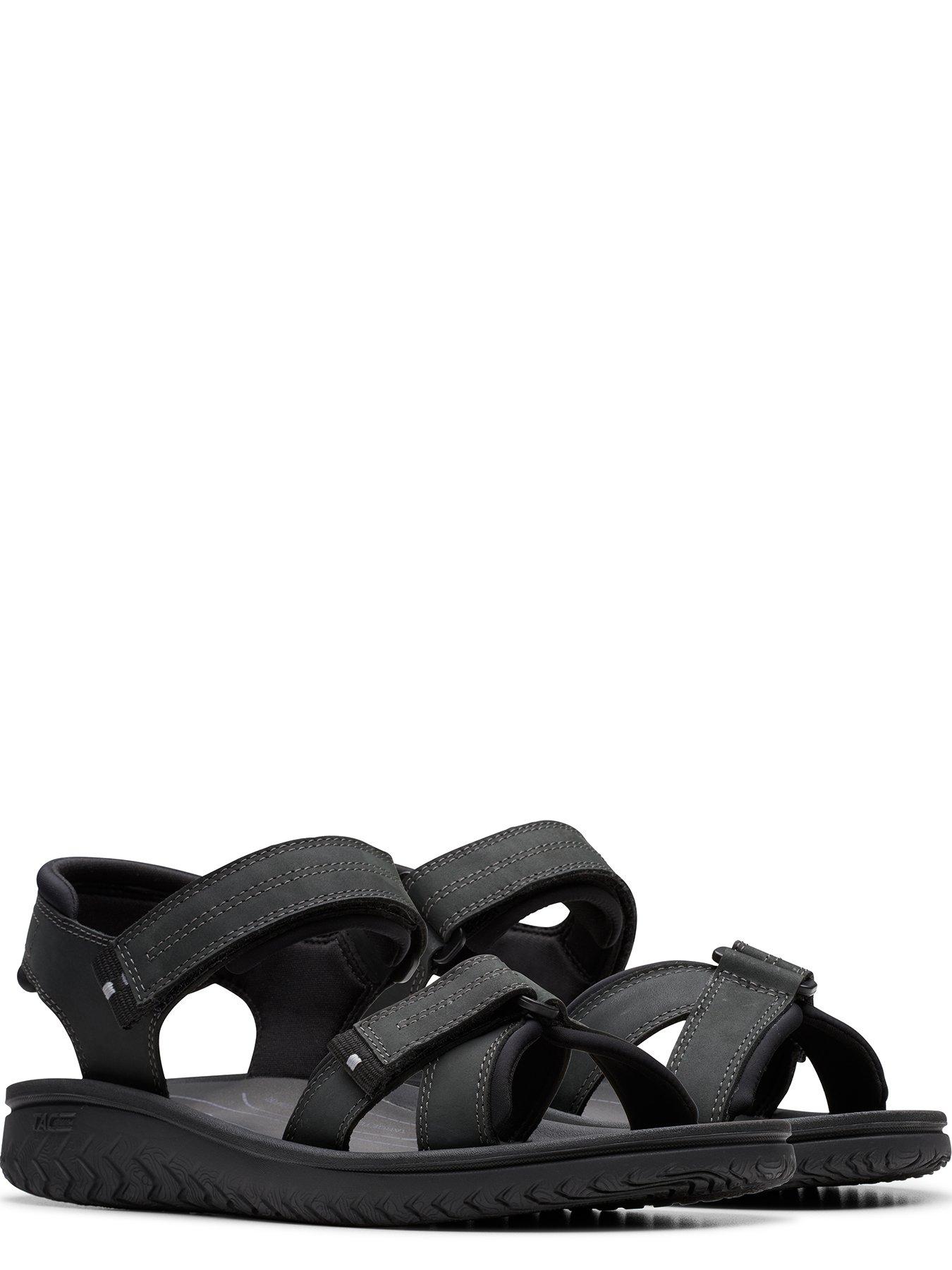 Image 4 of 6 of Clarks Wesley Shore Sandals - Black