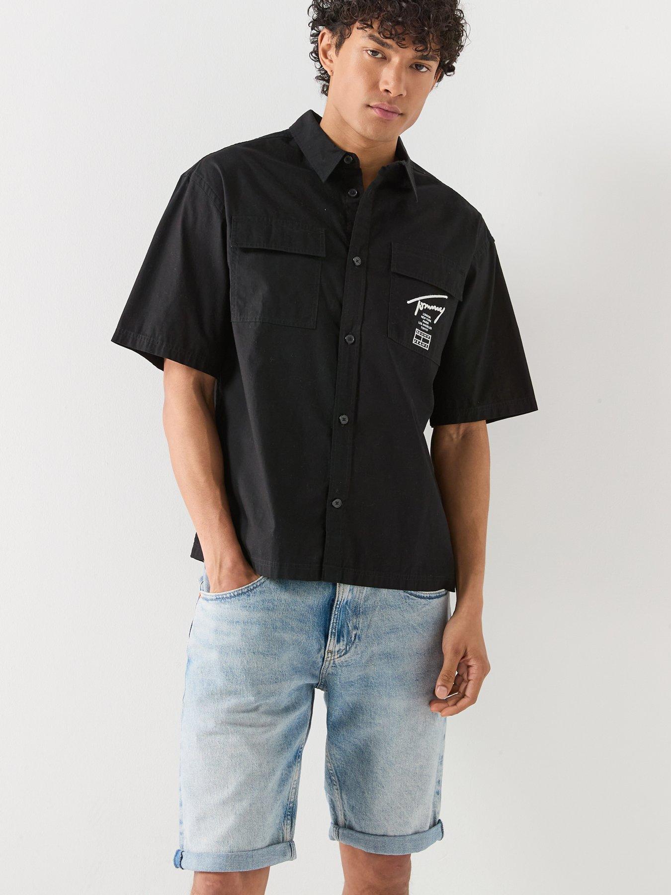 Tommy Jeans Tommy Jeans Boxy Skater Shirt -black