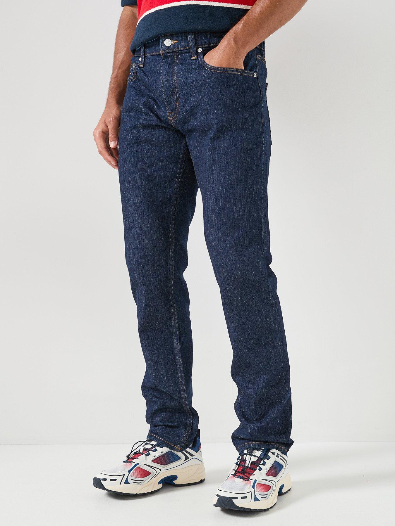 Image 1 of 6 of Tommy Jeans Scanton Slim fit Denim Jeans - Dark Blue