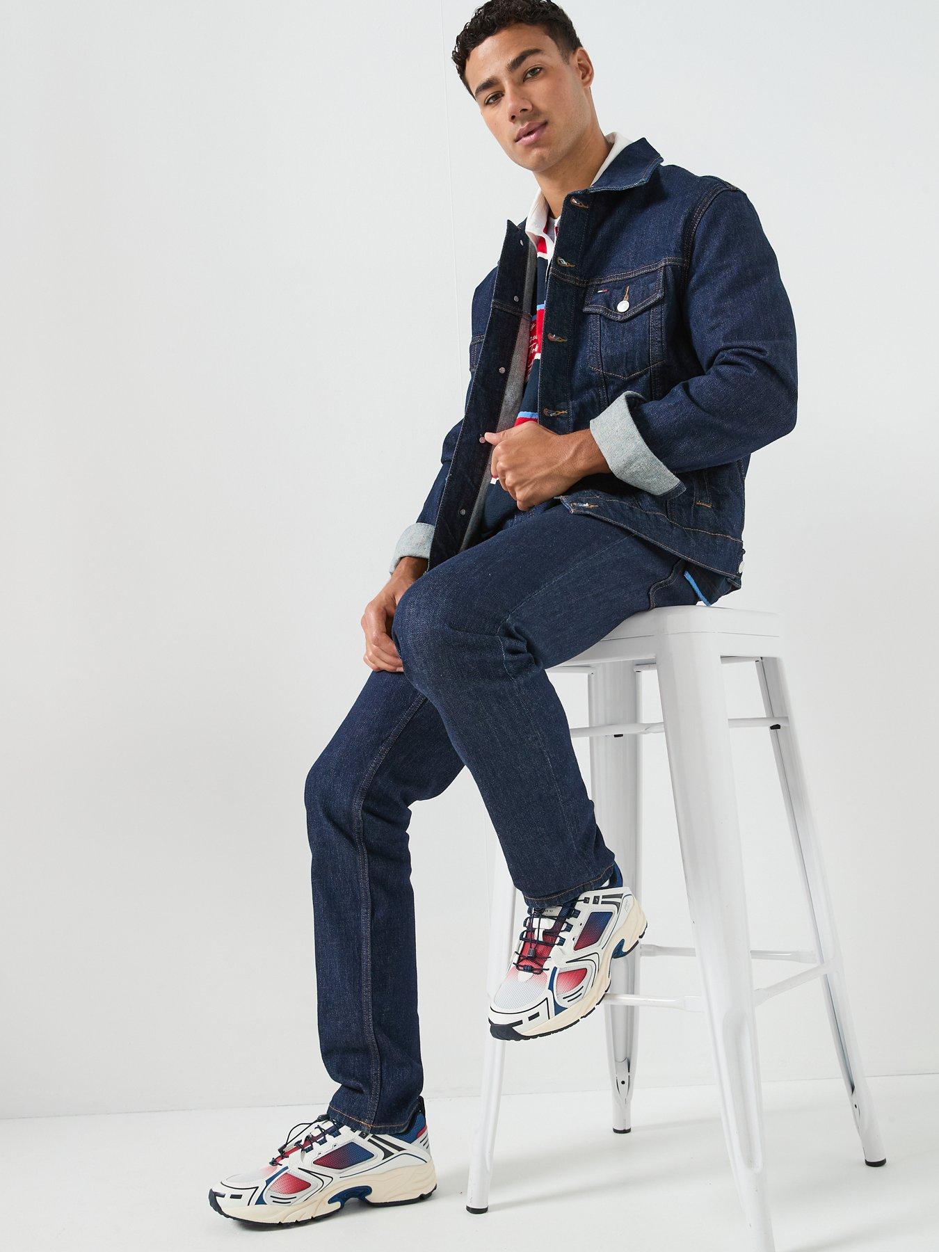 Image 3 of 6 of Tommy Jeans Scanton Slim fit Denim Jeans - Dark Blue