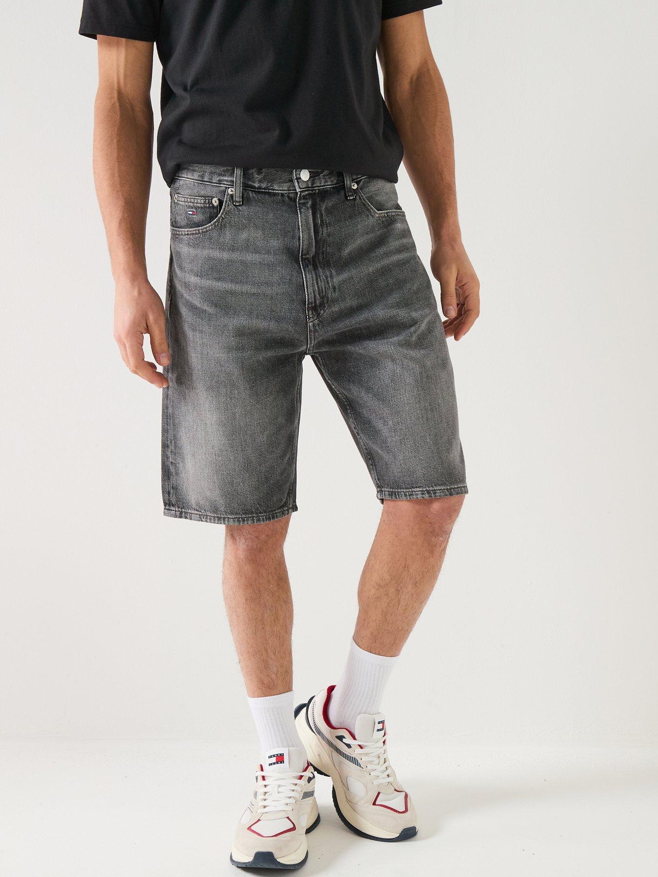 Image 5 of 5 of Tommy Jeans Otis Straight Denim Shorts - Black
