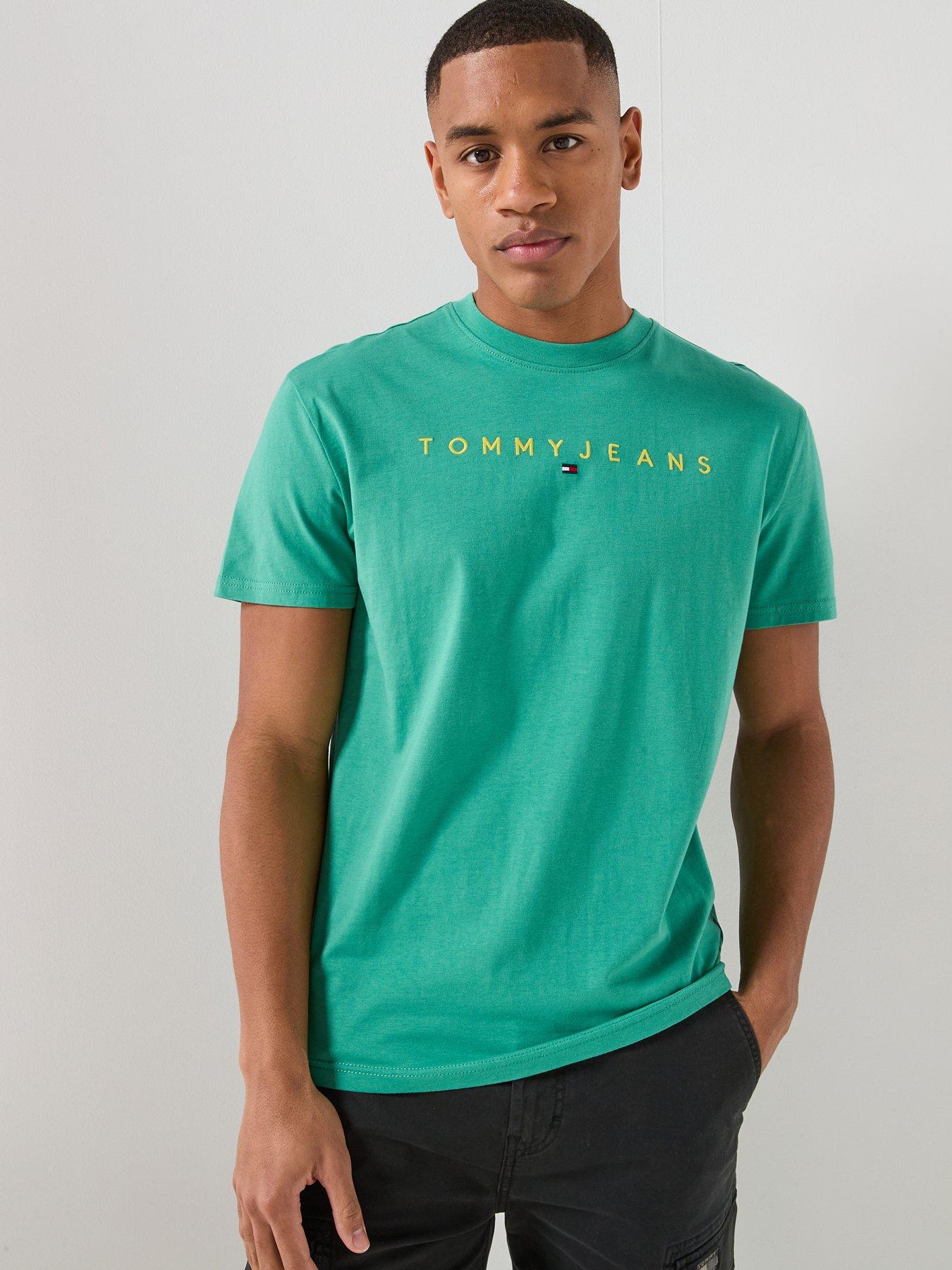 tommy-jeans-regular-fit-linear-logo-t-shirt-bahama-greenfront
