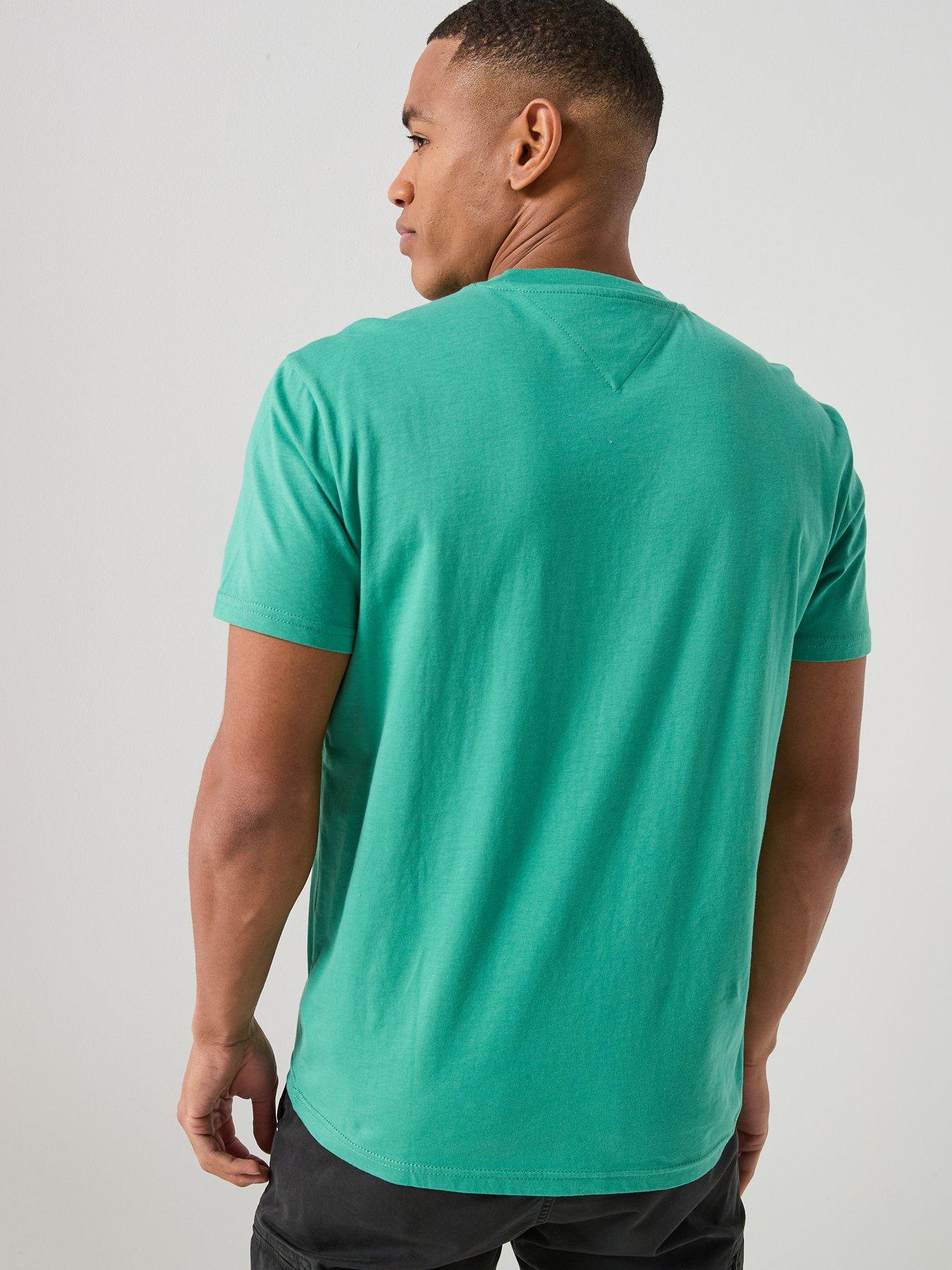 tommy-jeans-regular-fit-linear-logo-t-shirt-bahama-greenstillFront
