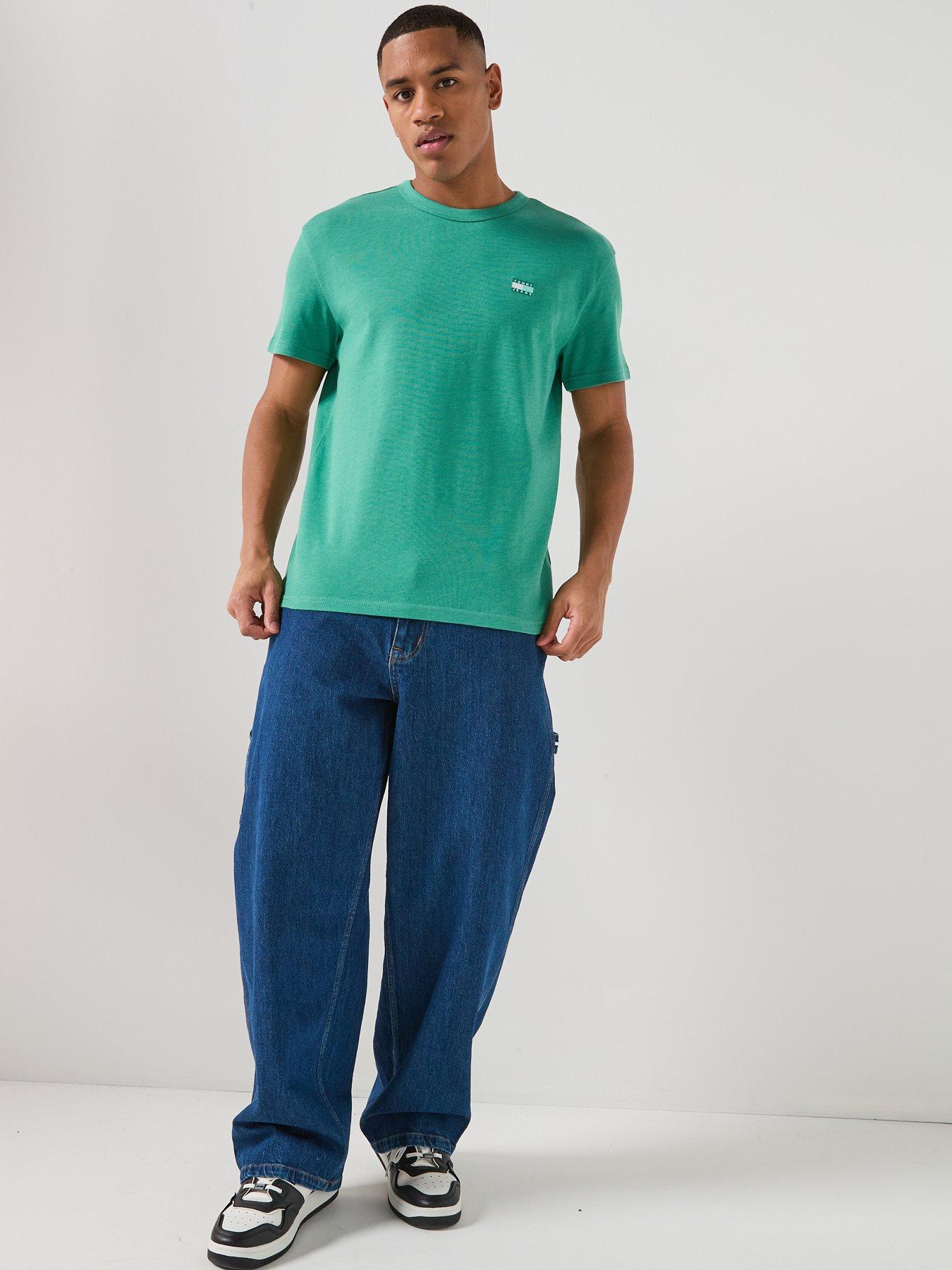 tommy-jeans-regular-fit-badge-t-shirt-greendetail