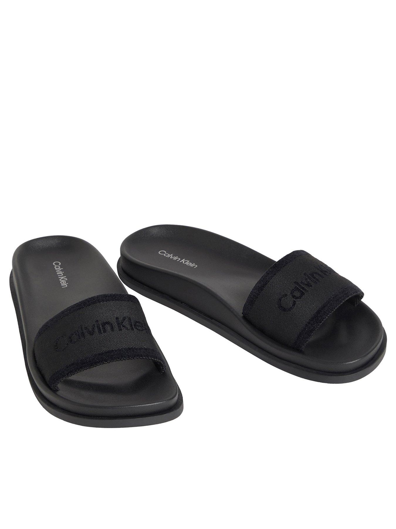Calvin Klein City Sandal Mule Webbing - Black