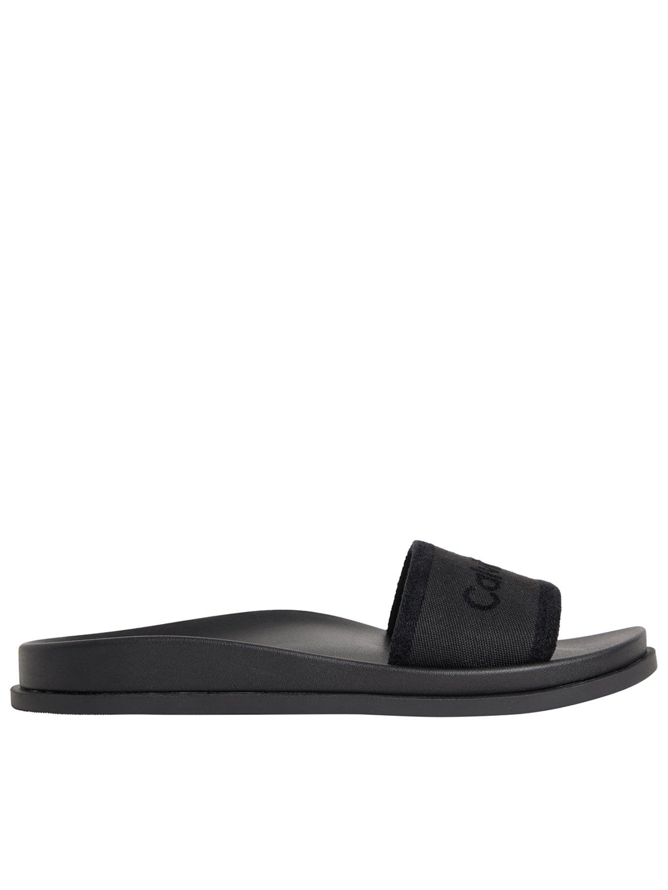 Image 1 of 3 of Calvin Klein City Sandal Mule Webbing