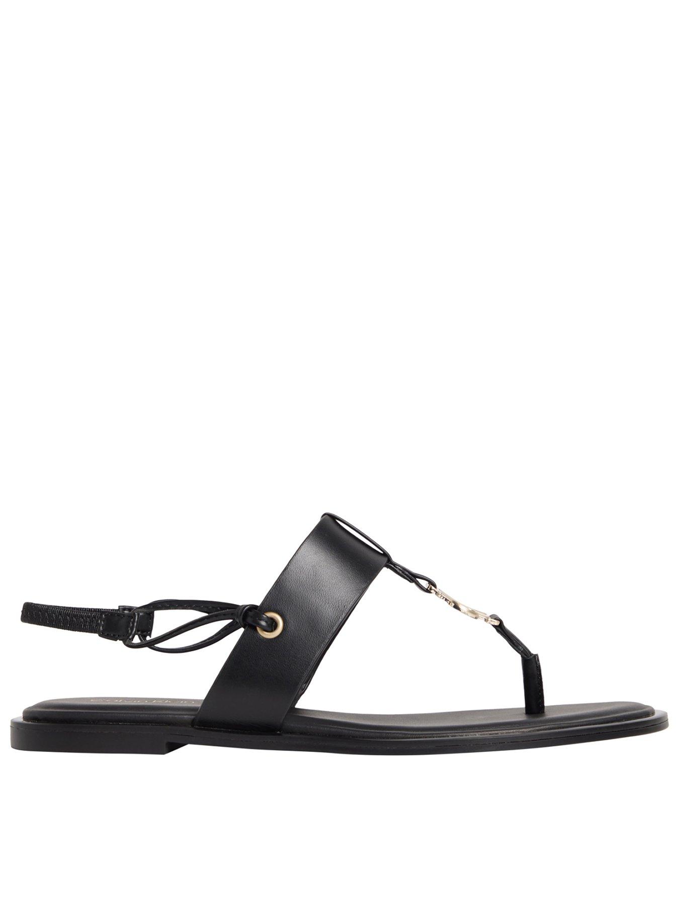 Calvin Klein Round Flat Thong Sandal